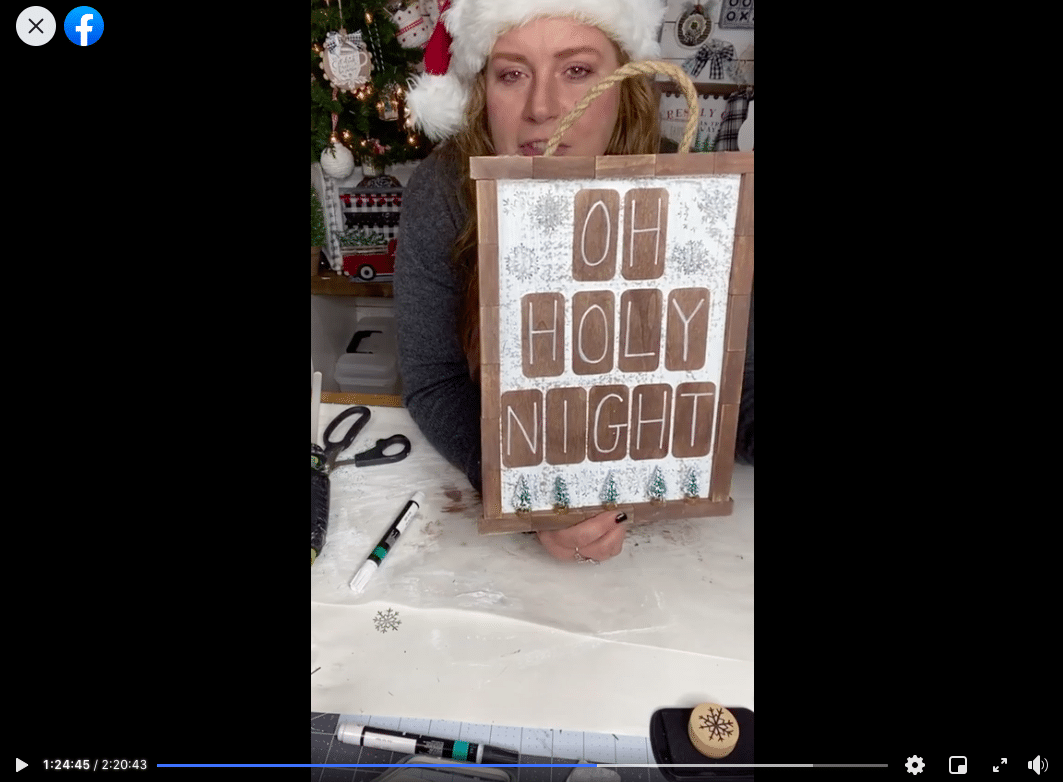 Oh Holy Night DIY Christmas Sign