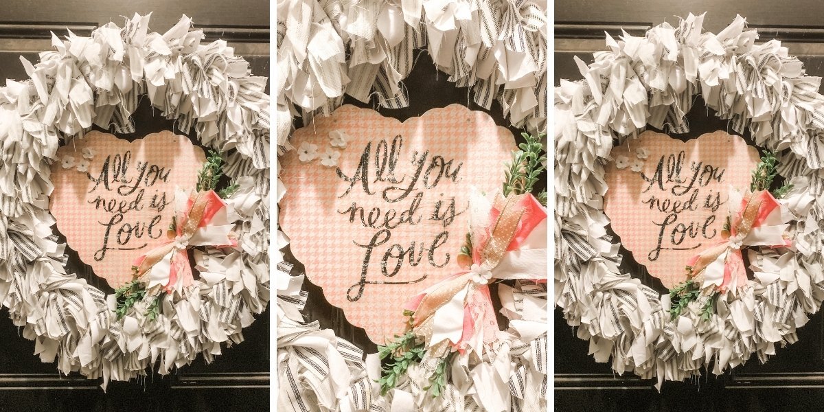 DIY Valentine’s Day Magnetic Door Decor