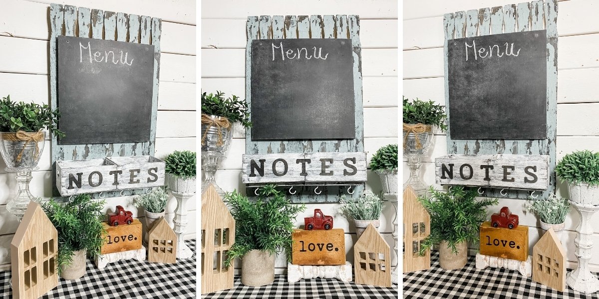 Coastal Farmhouse Chalkboard For Wall DIY