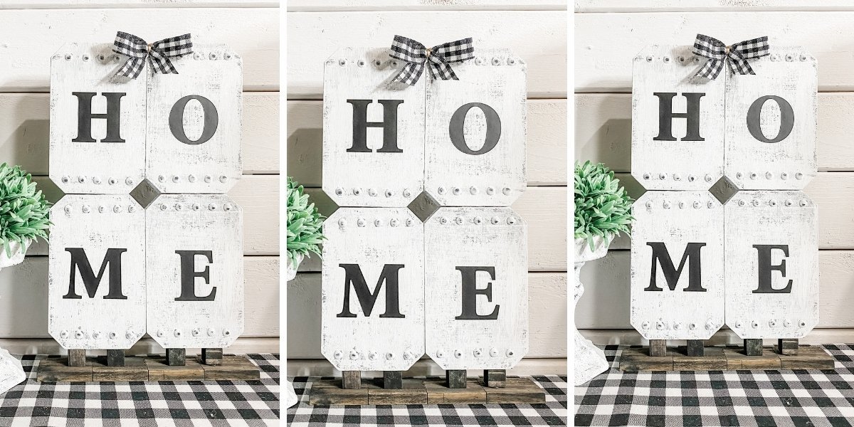 DIY Double Sided Holiday Blocks - Home Crafts by Ali