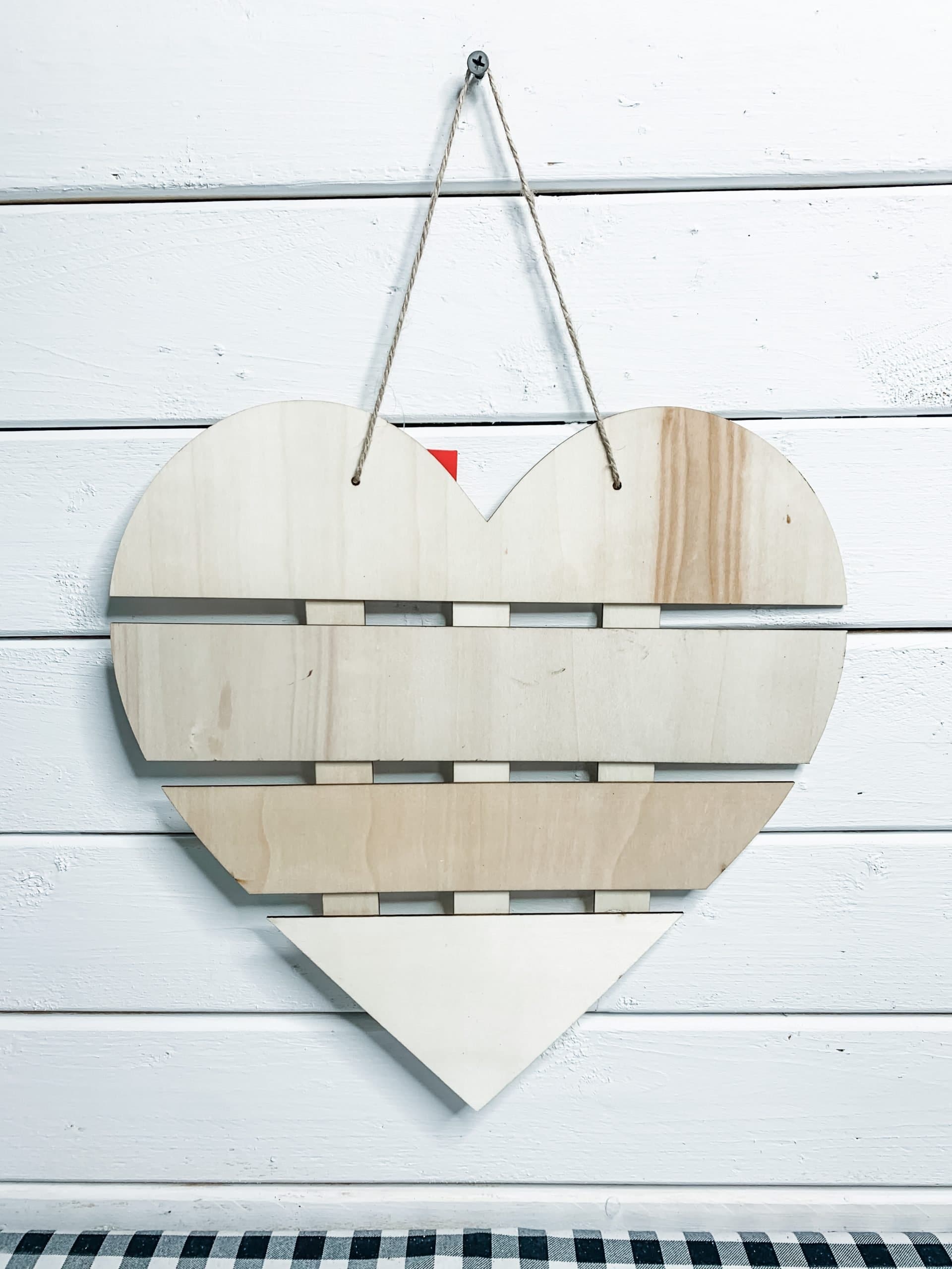 DIY Mini Wooden Heart Canvas  Wooden hearts crafts, Crafts, Wood heart  crafts