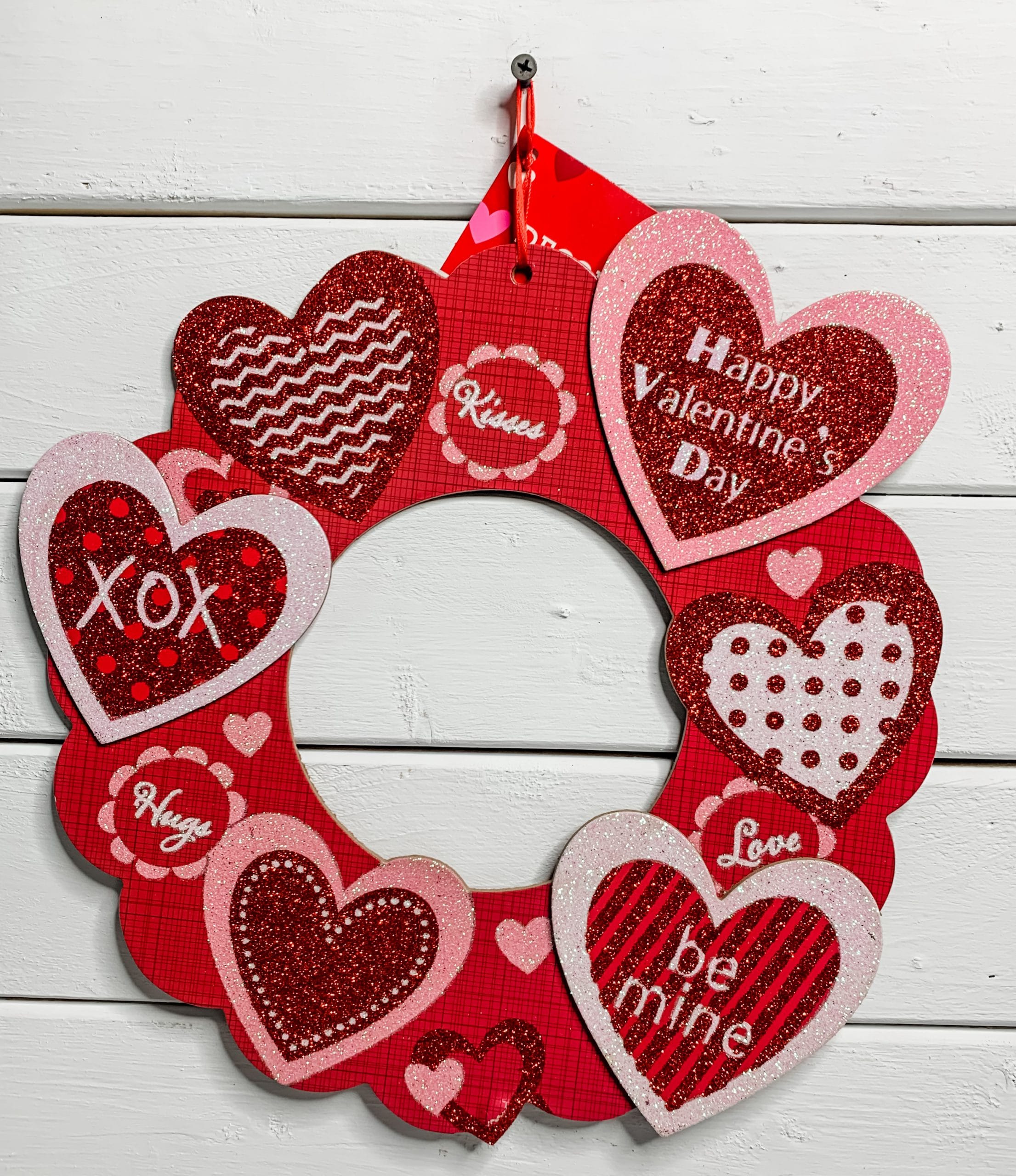 Dollar Tree Wooden Heart Project - My Eclectic Treasures