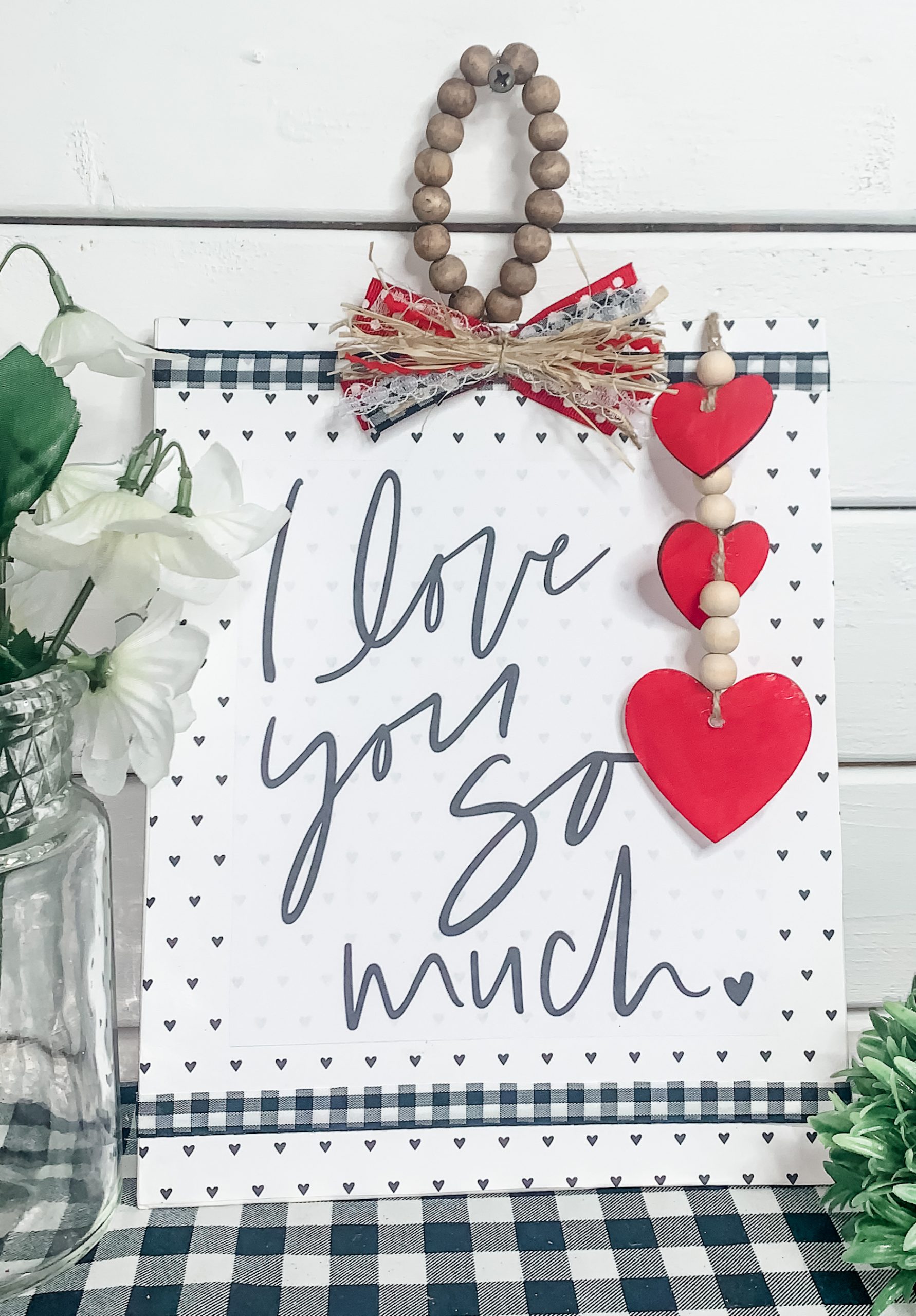 DIY Home Decor with FREE Valentine's Day Printable