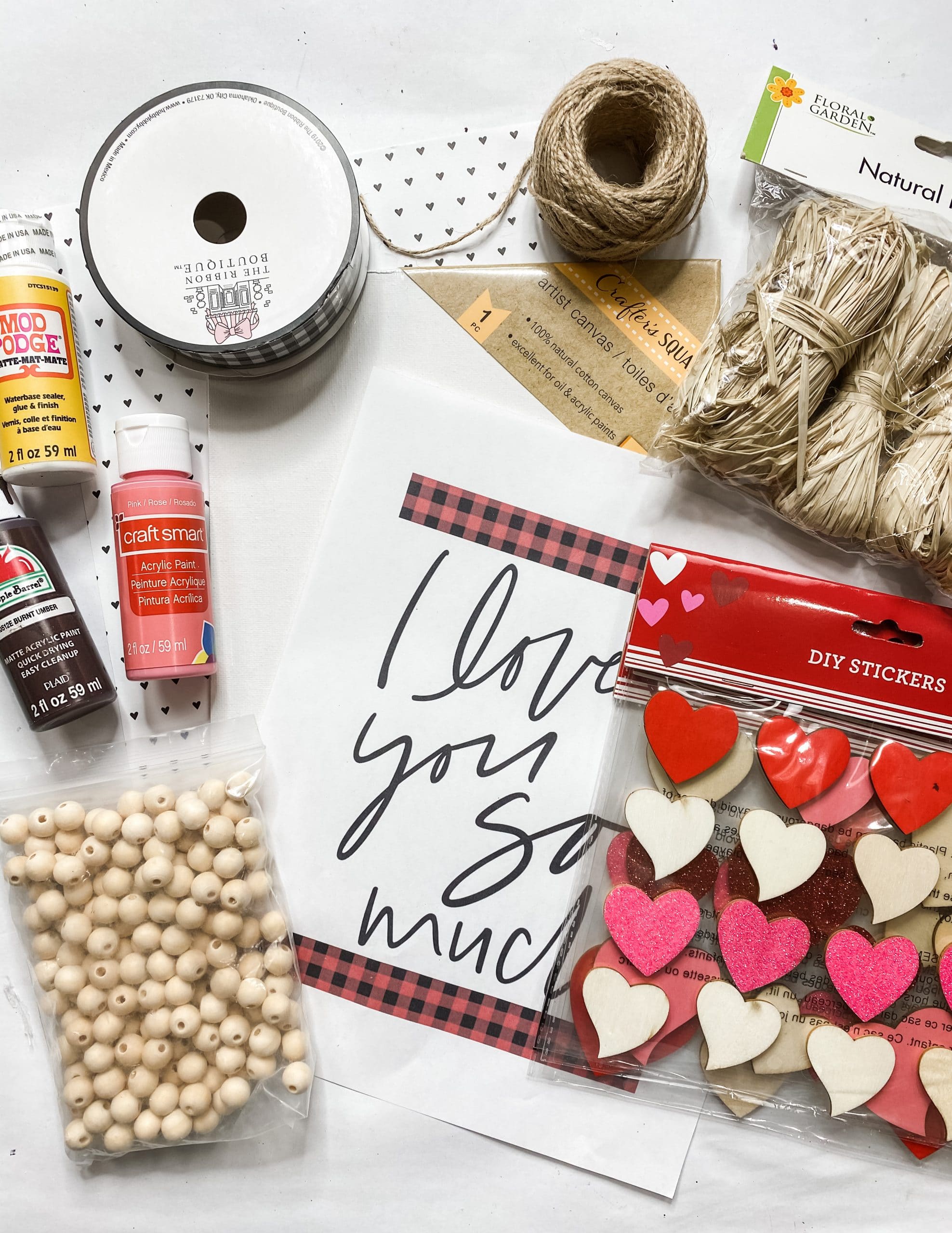 DIY Home Decor with FREE Valentine's Day Printable