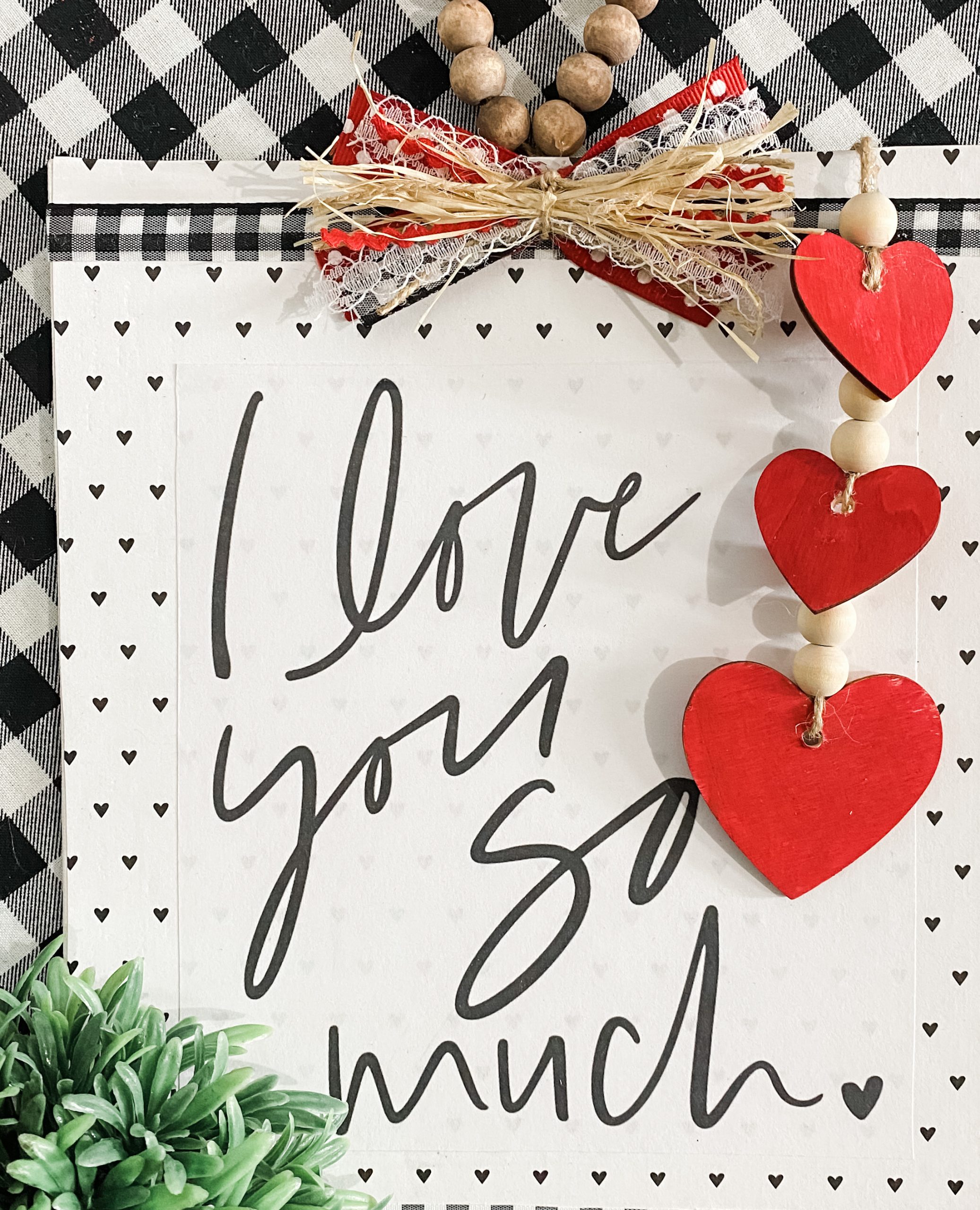 DIY Home Decor with FREE Valentine's Day Printable