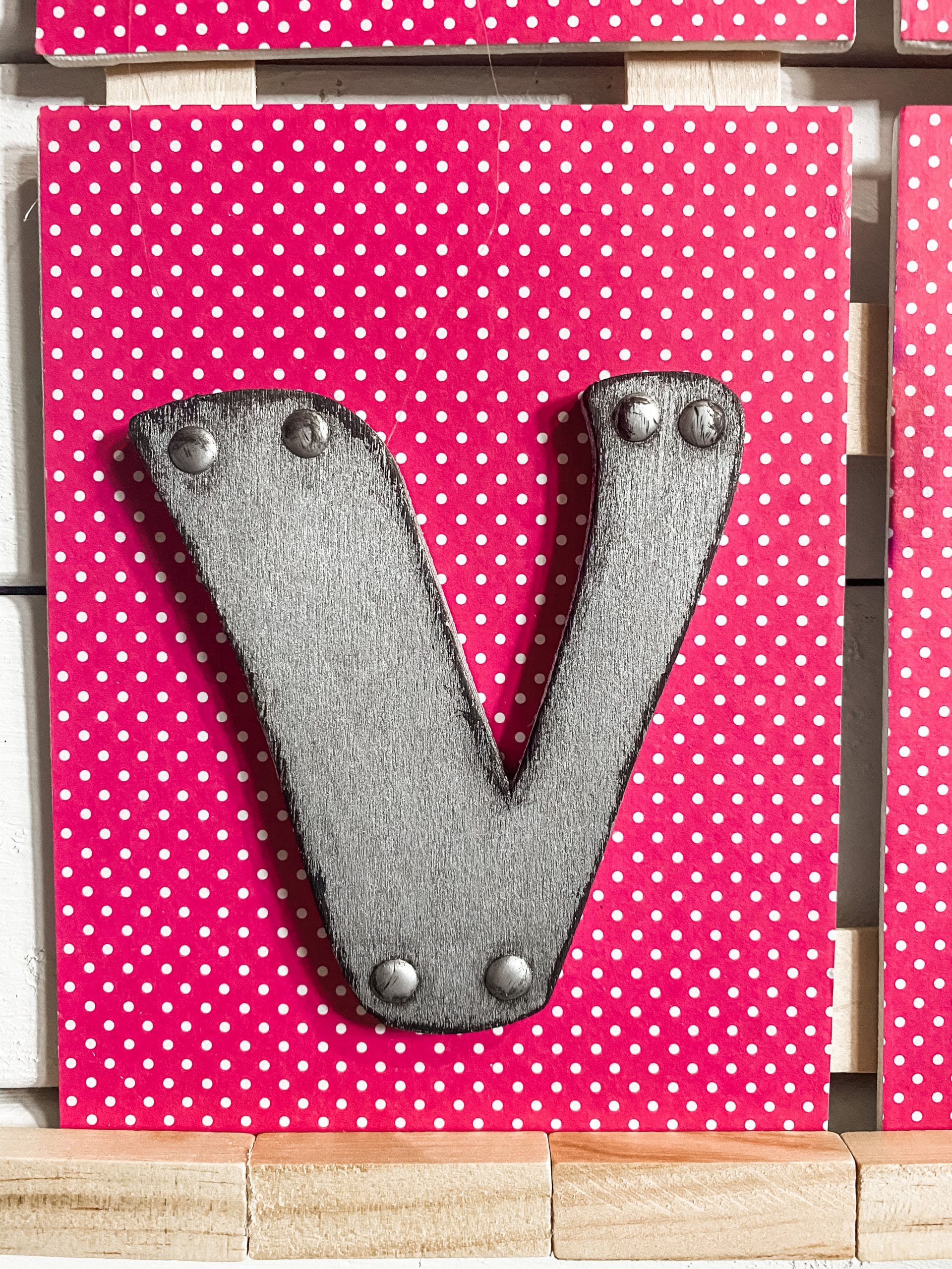Faux Metal Dollar Tree DIY Valentine's Day Decor