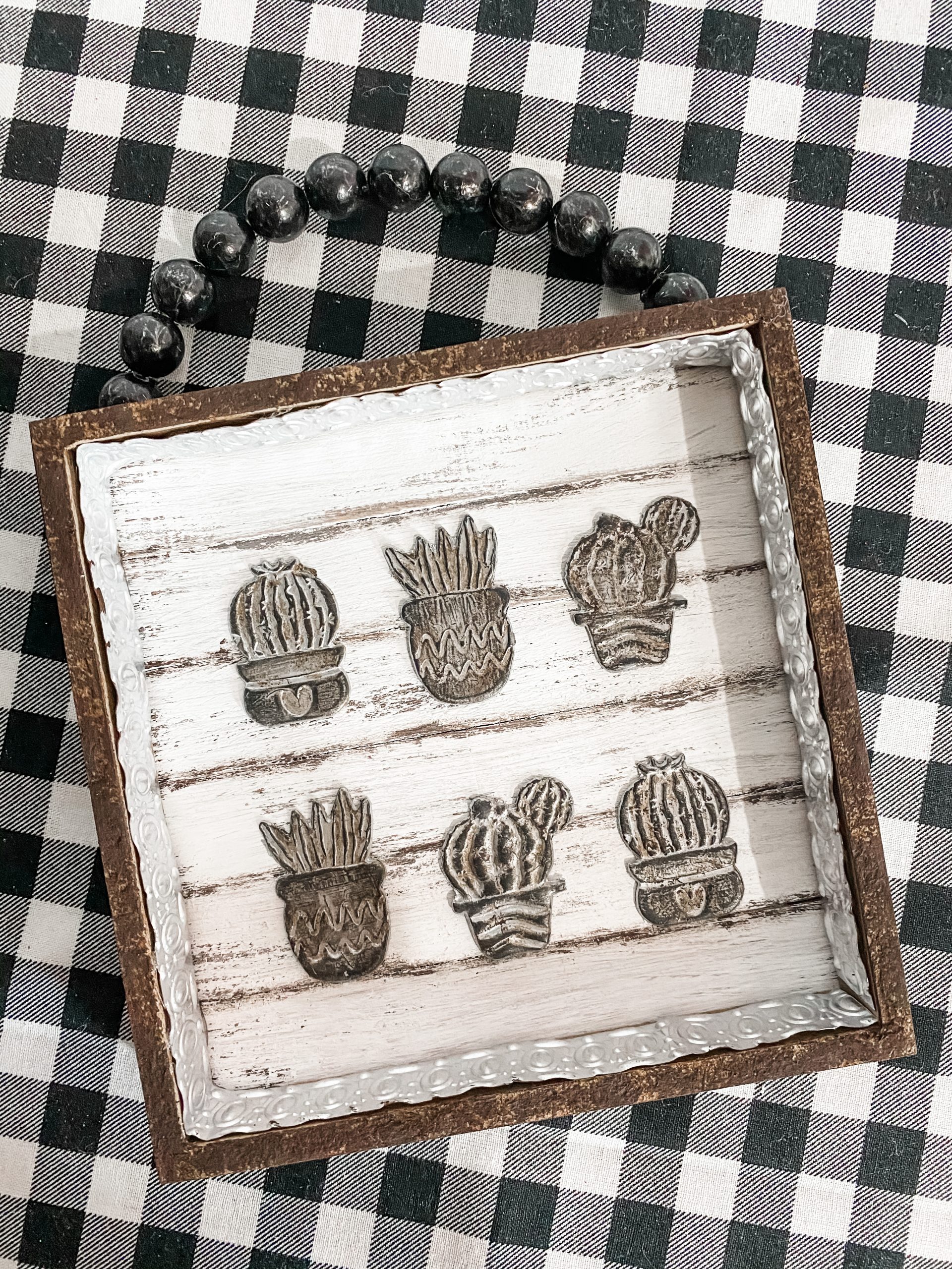 DIY Rustic Decor with Dollar Tree Succulent Stickers