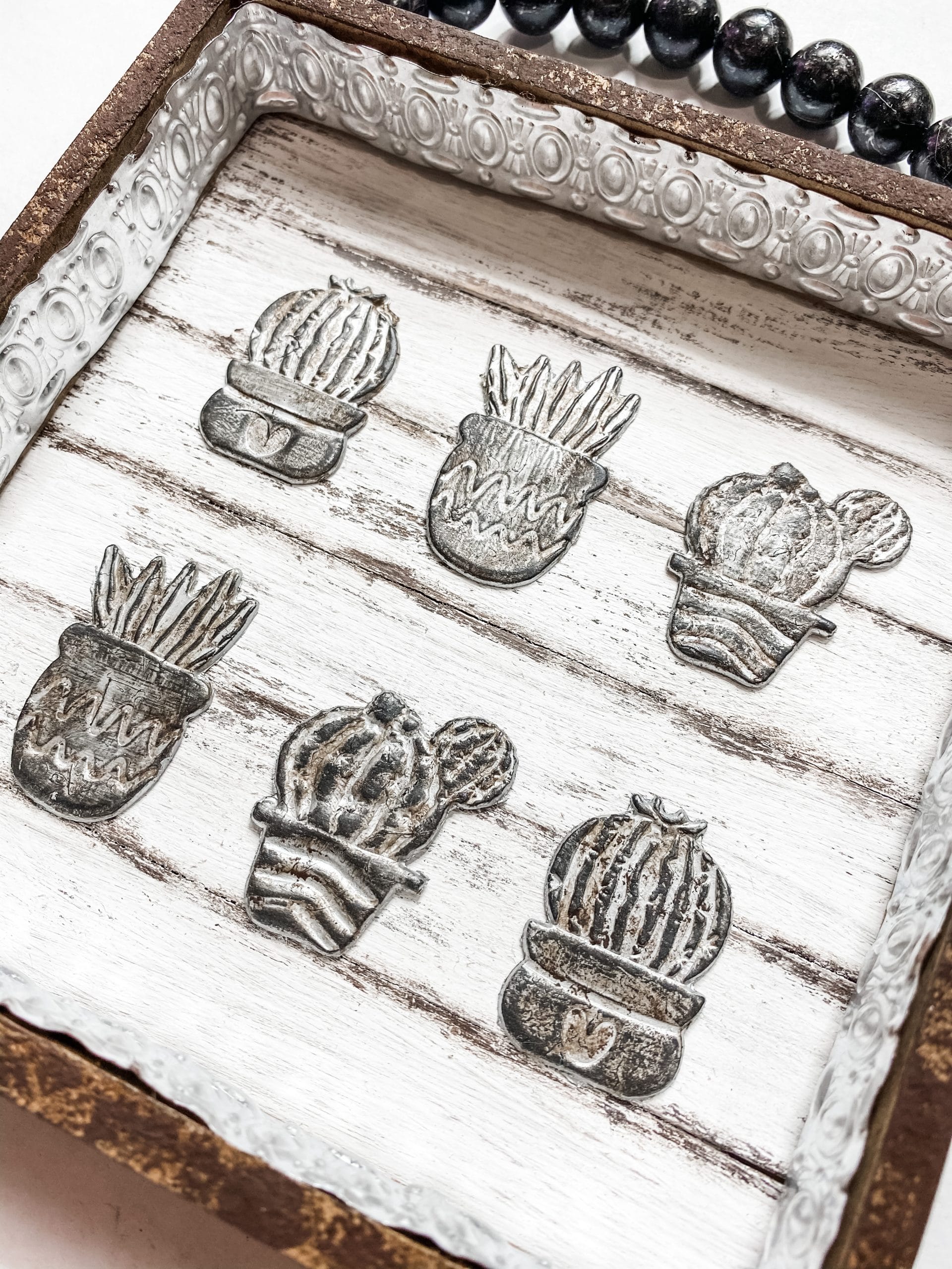 DIY Rustic Decor with Dollar Tree Succulent Stickers