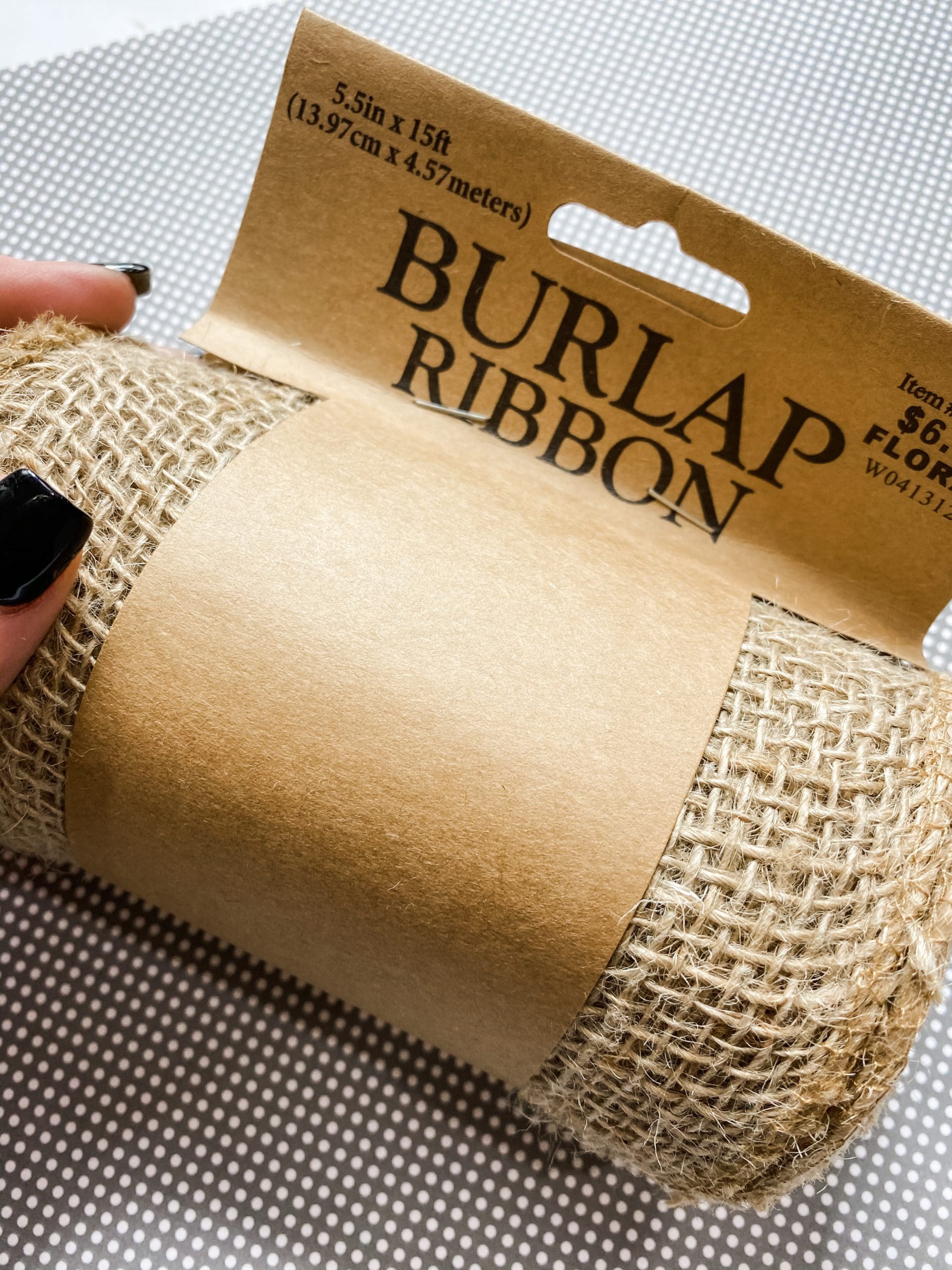 hobby lobby burlap ribbon