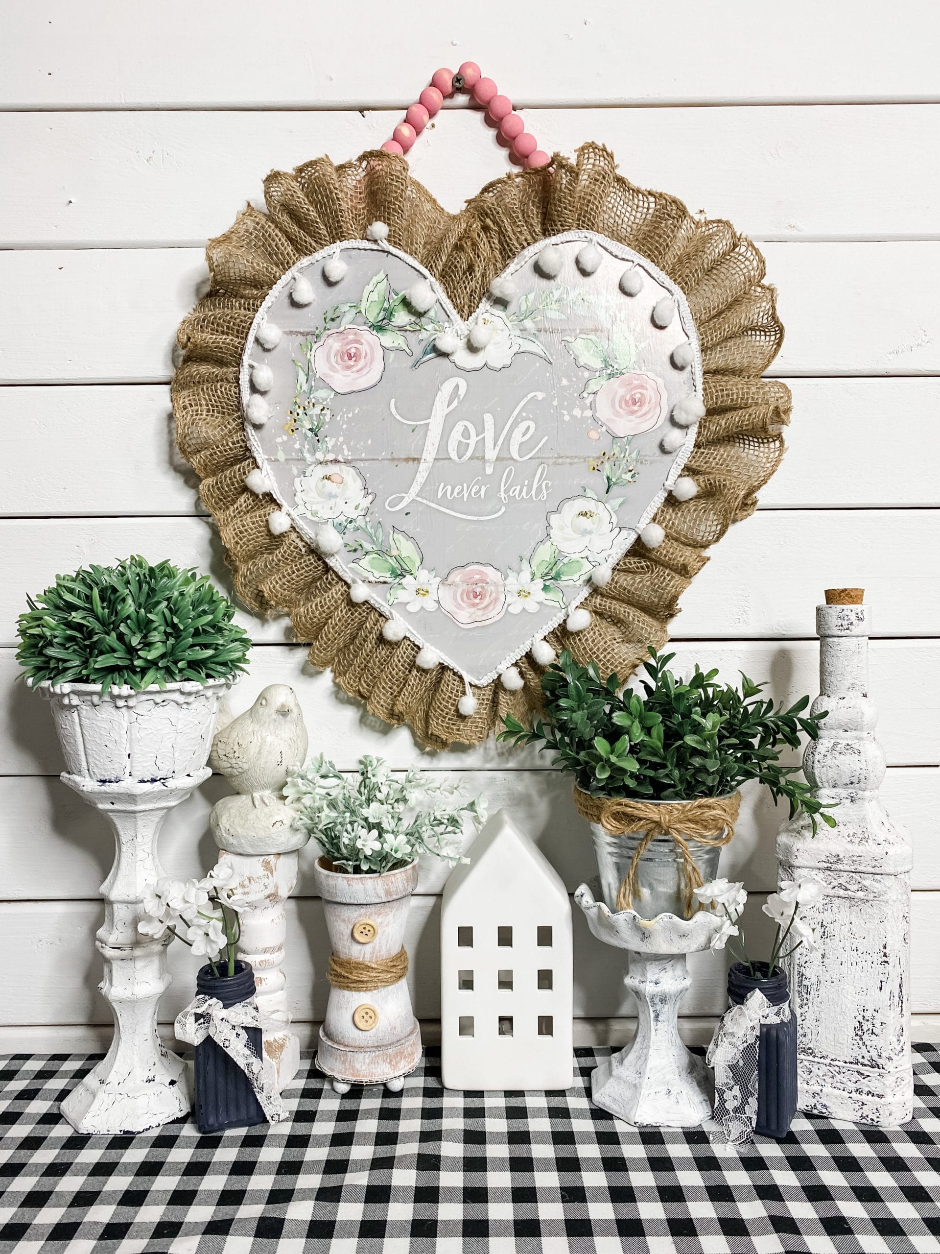 Dollar Tree Calendar DIY Shabby Chic Decor