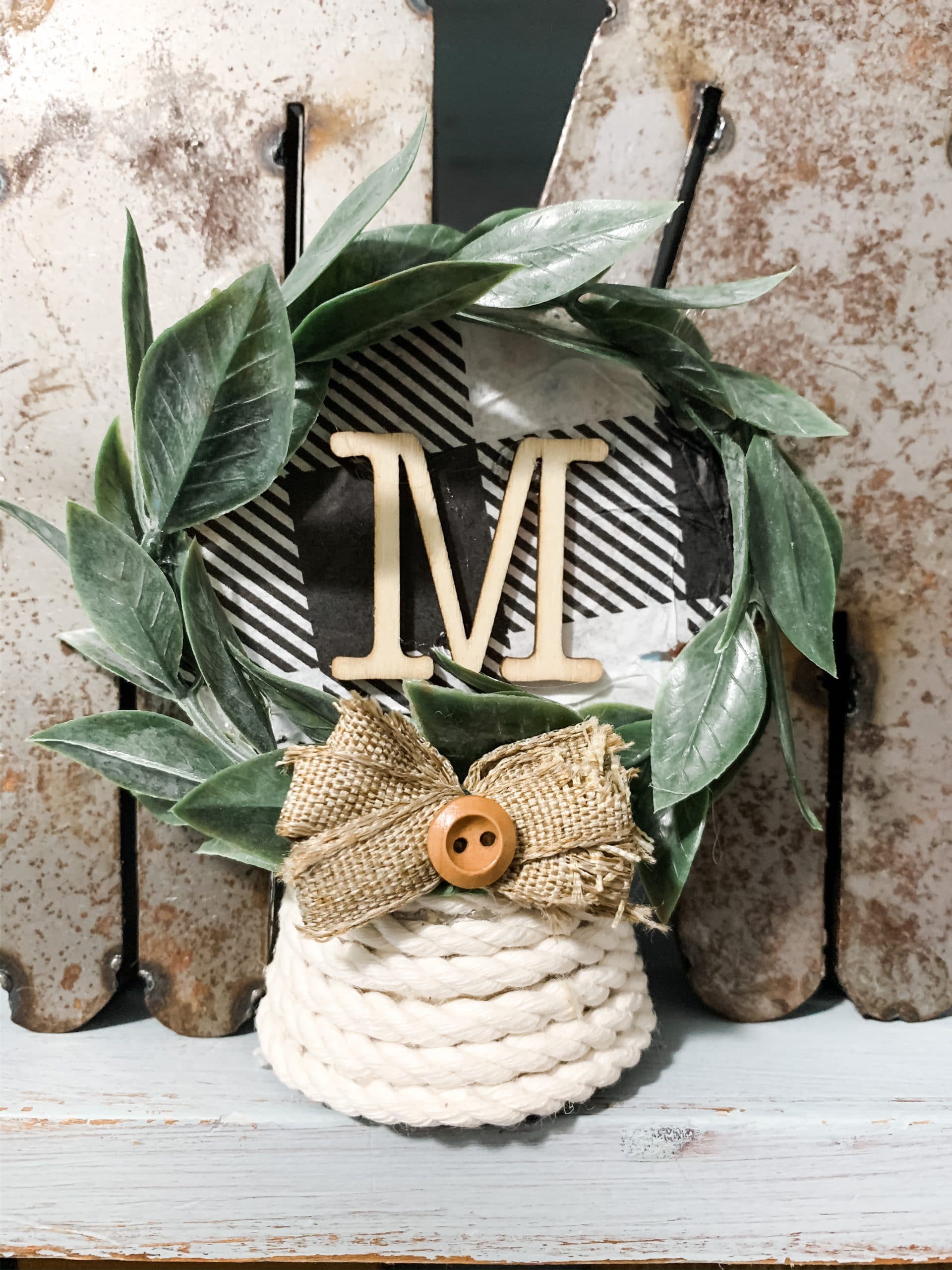 Dollar Tree Trophy DIY Farmhouse Decor