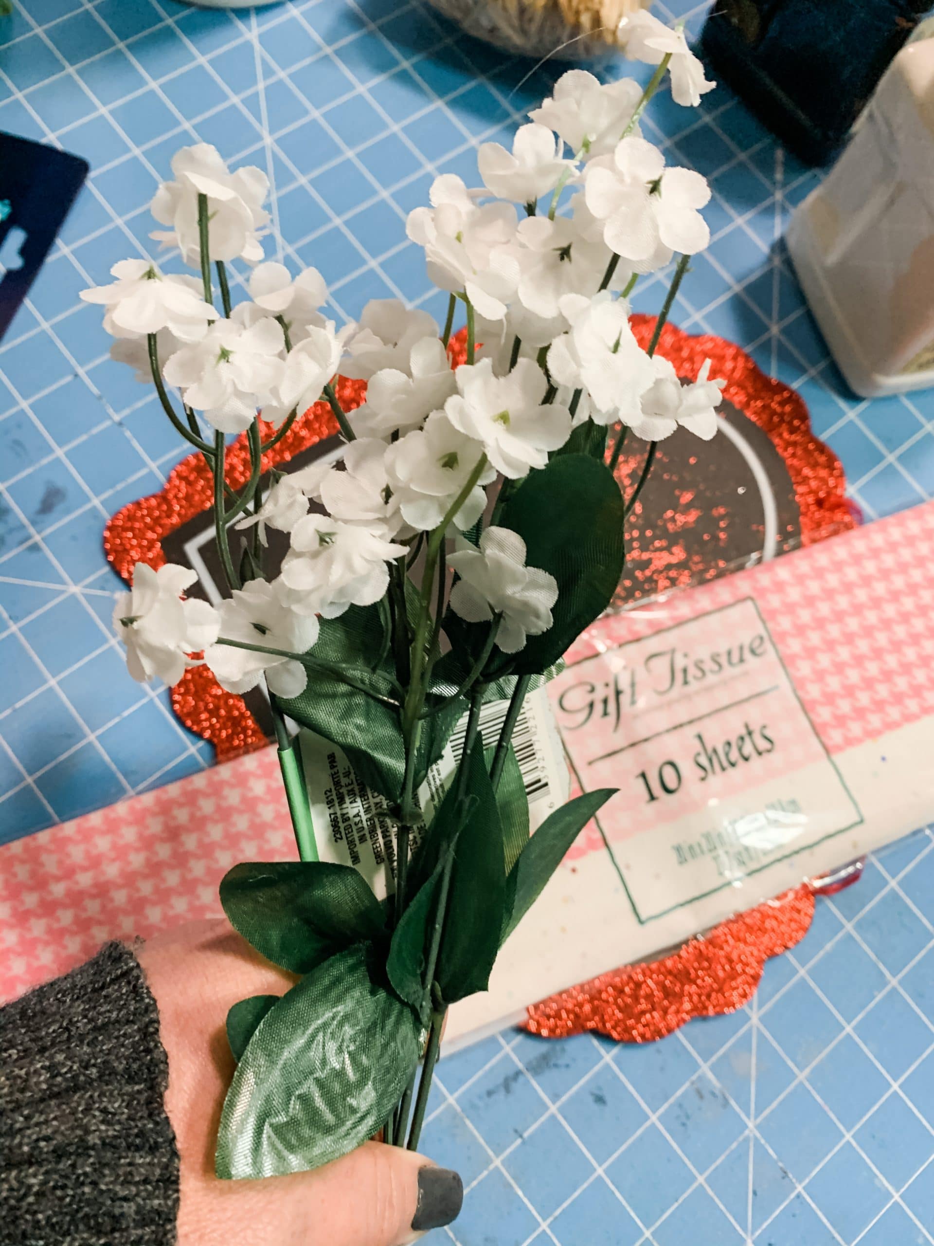 DIY Valentine's Day Magnetic Door Decor