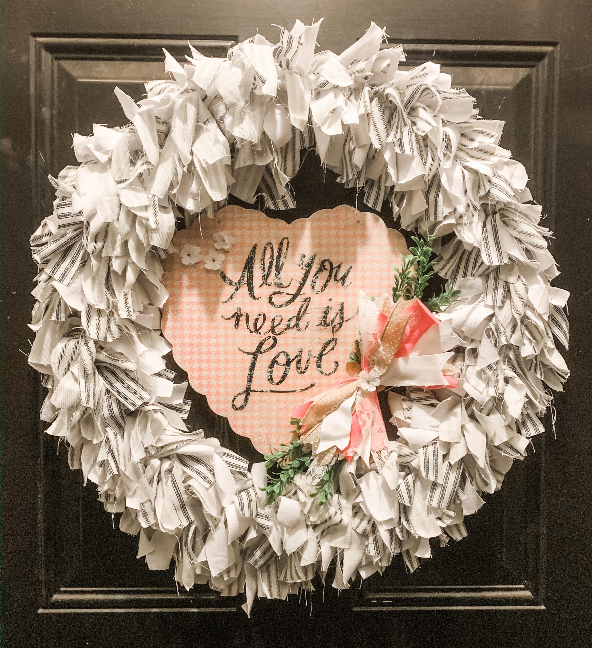 DIY Valentine's Day Magnetic Door Decor