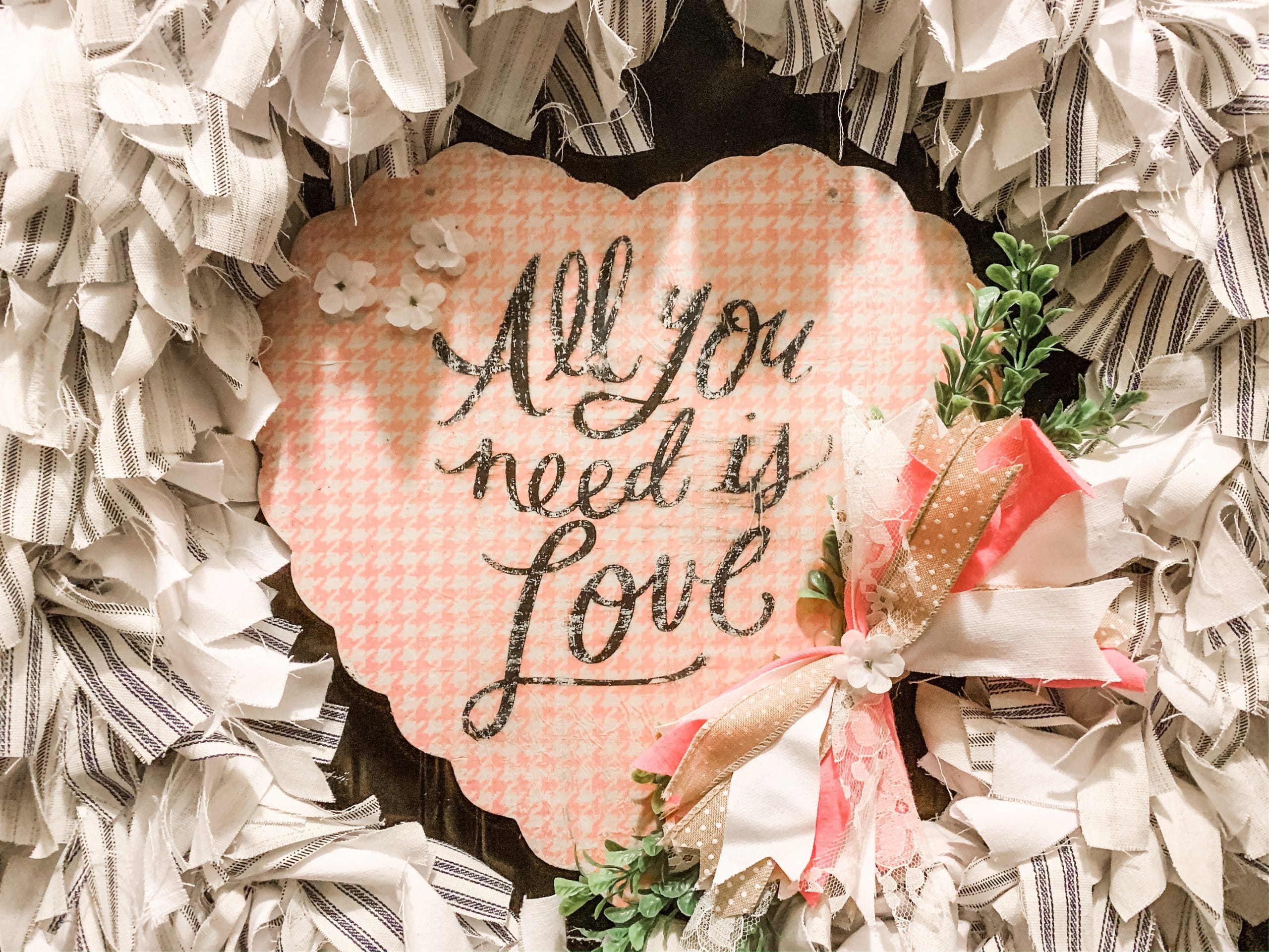 DIY Valentine's Day Magnetic Door Decor