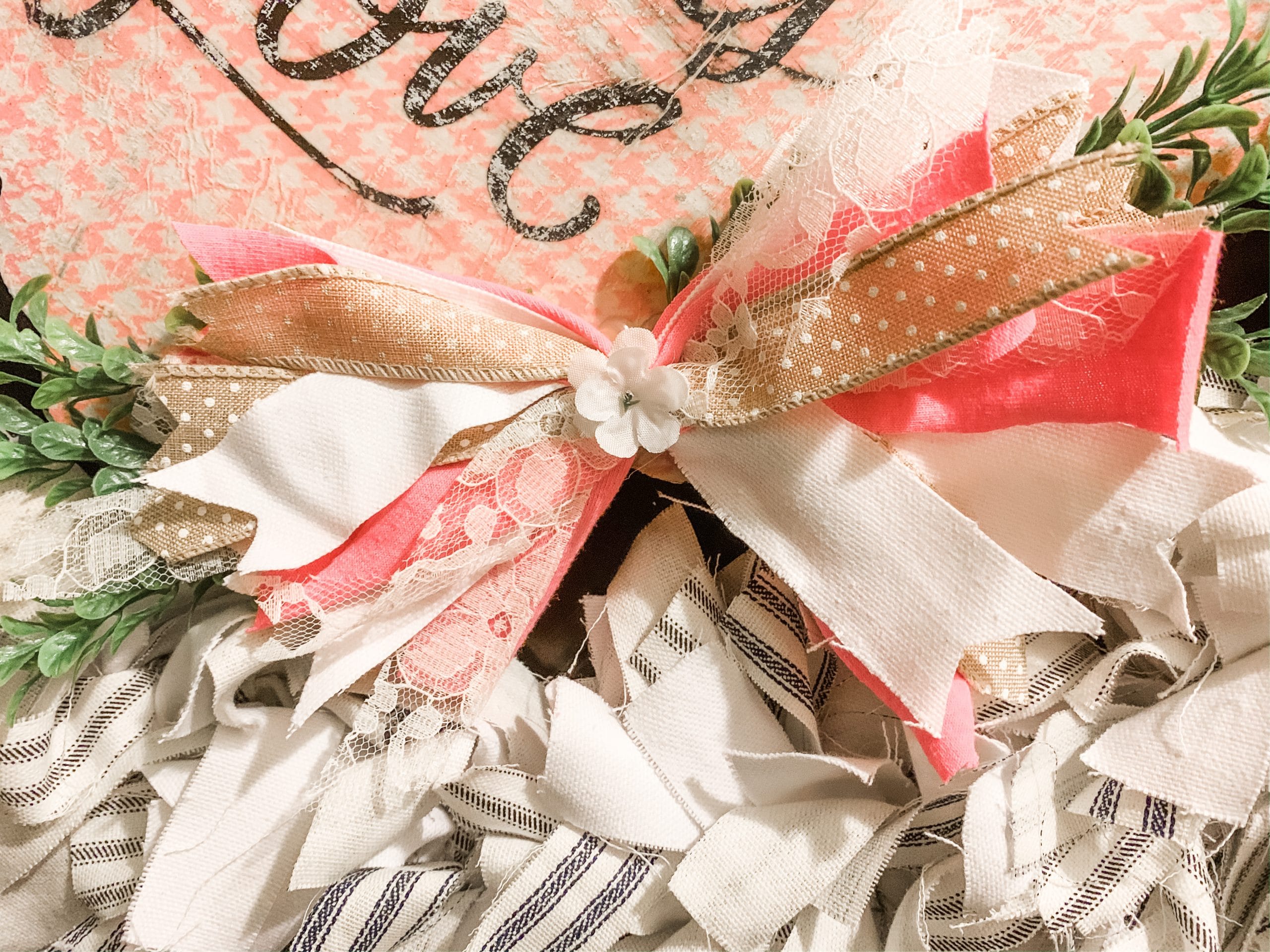 DIY Valentine's Day Magnetic Door Decor