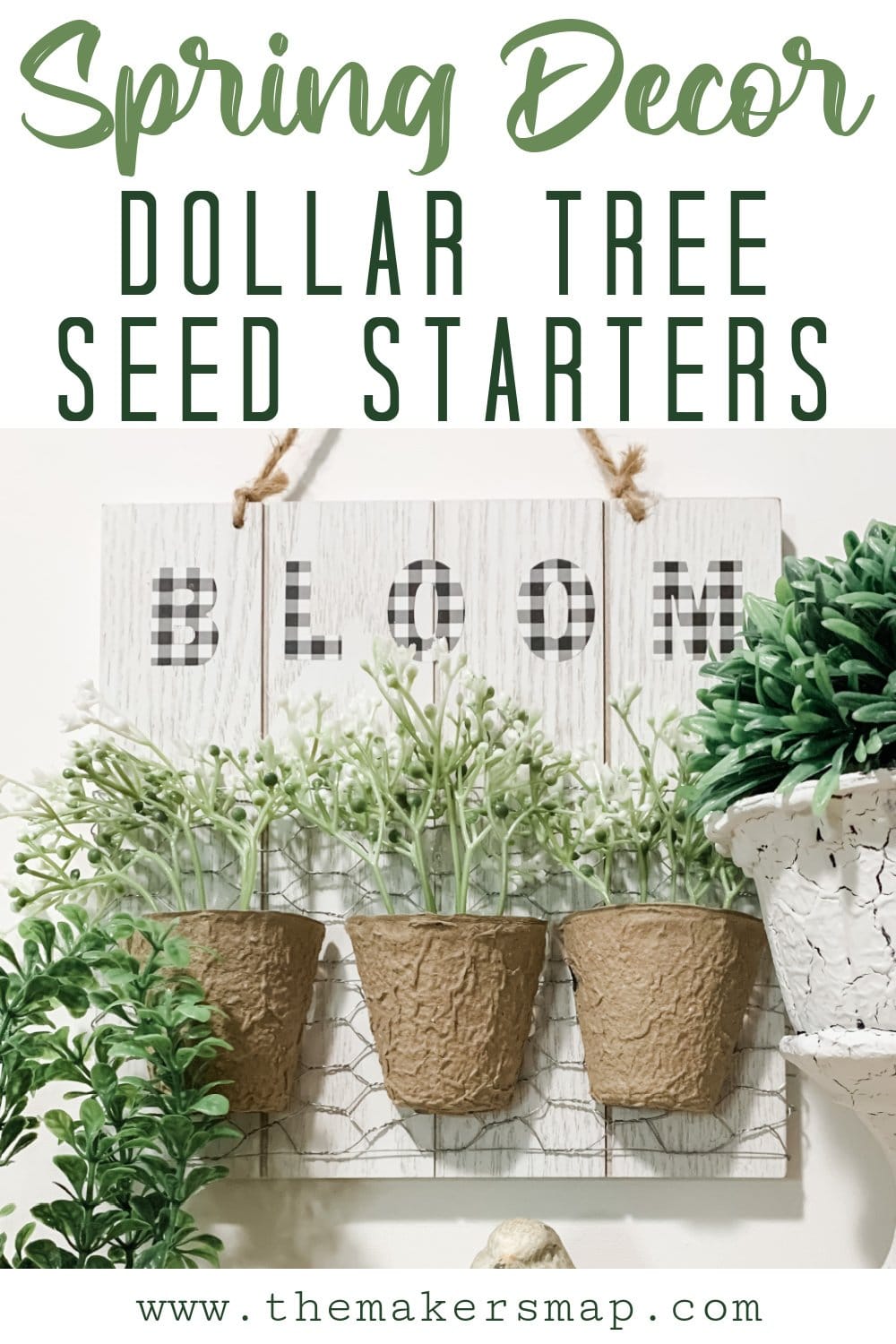 DIY Spring Decor with Seed Starters