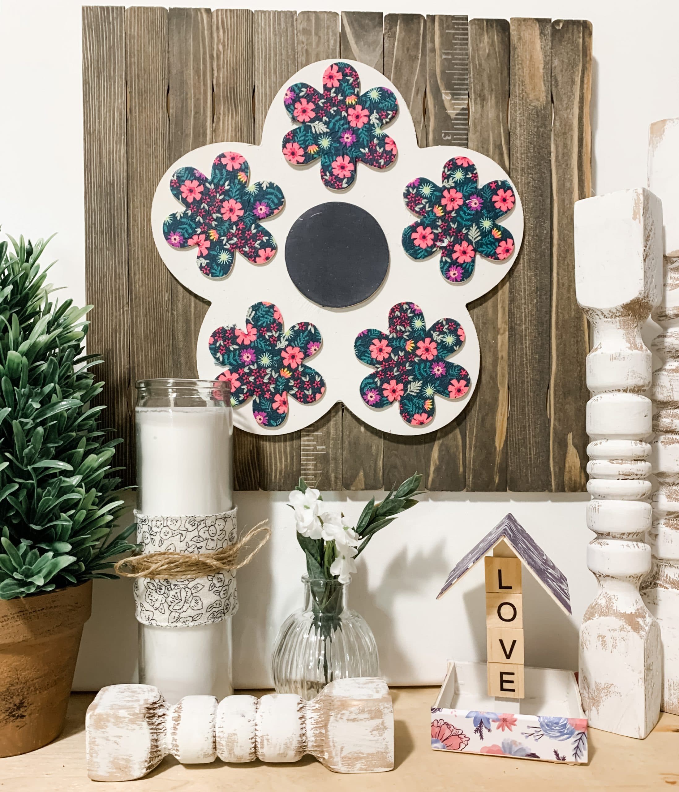 Boho Flower DIY Decor