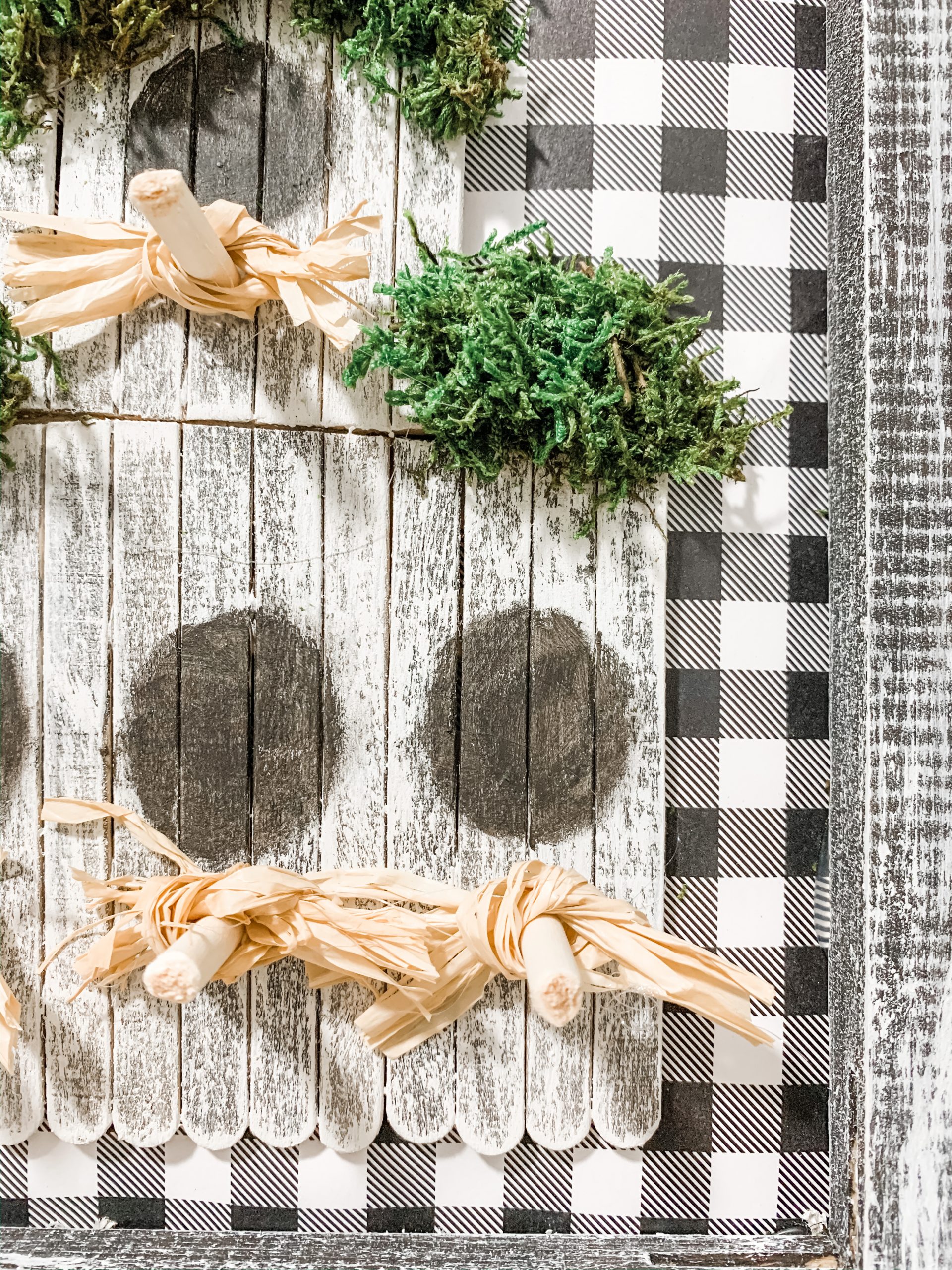 Popsicle Stick Birdhouse DIY Farmhouse Decor