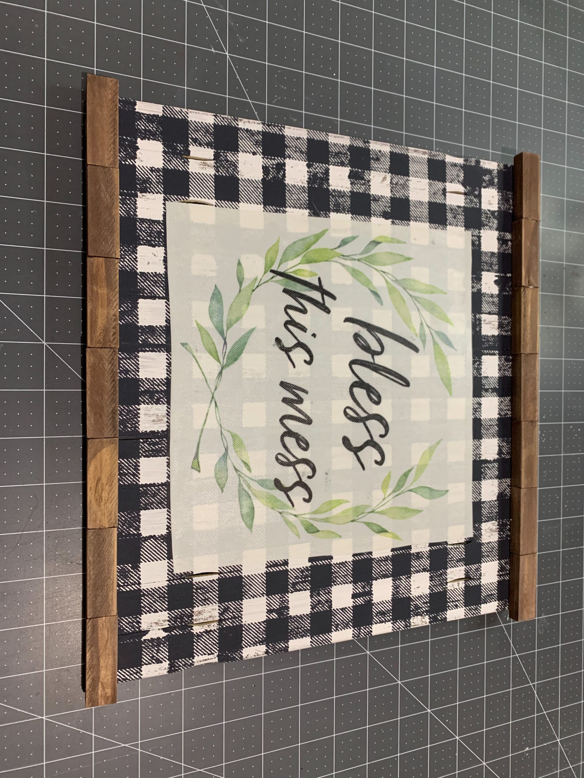 DIY Bless this Mess Sign