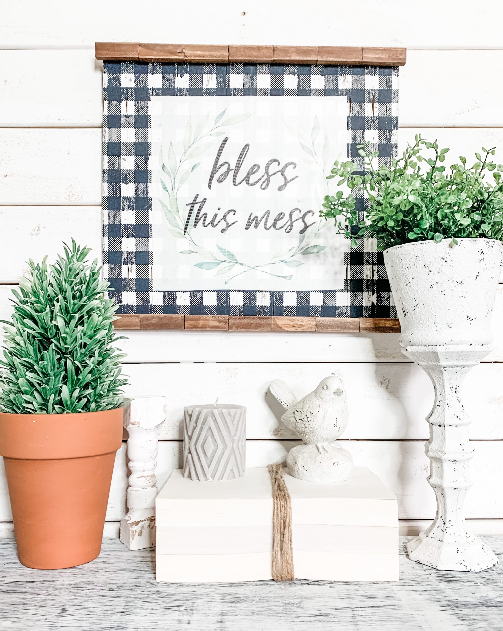 DIY Bless this Mess Sign