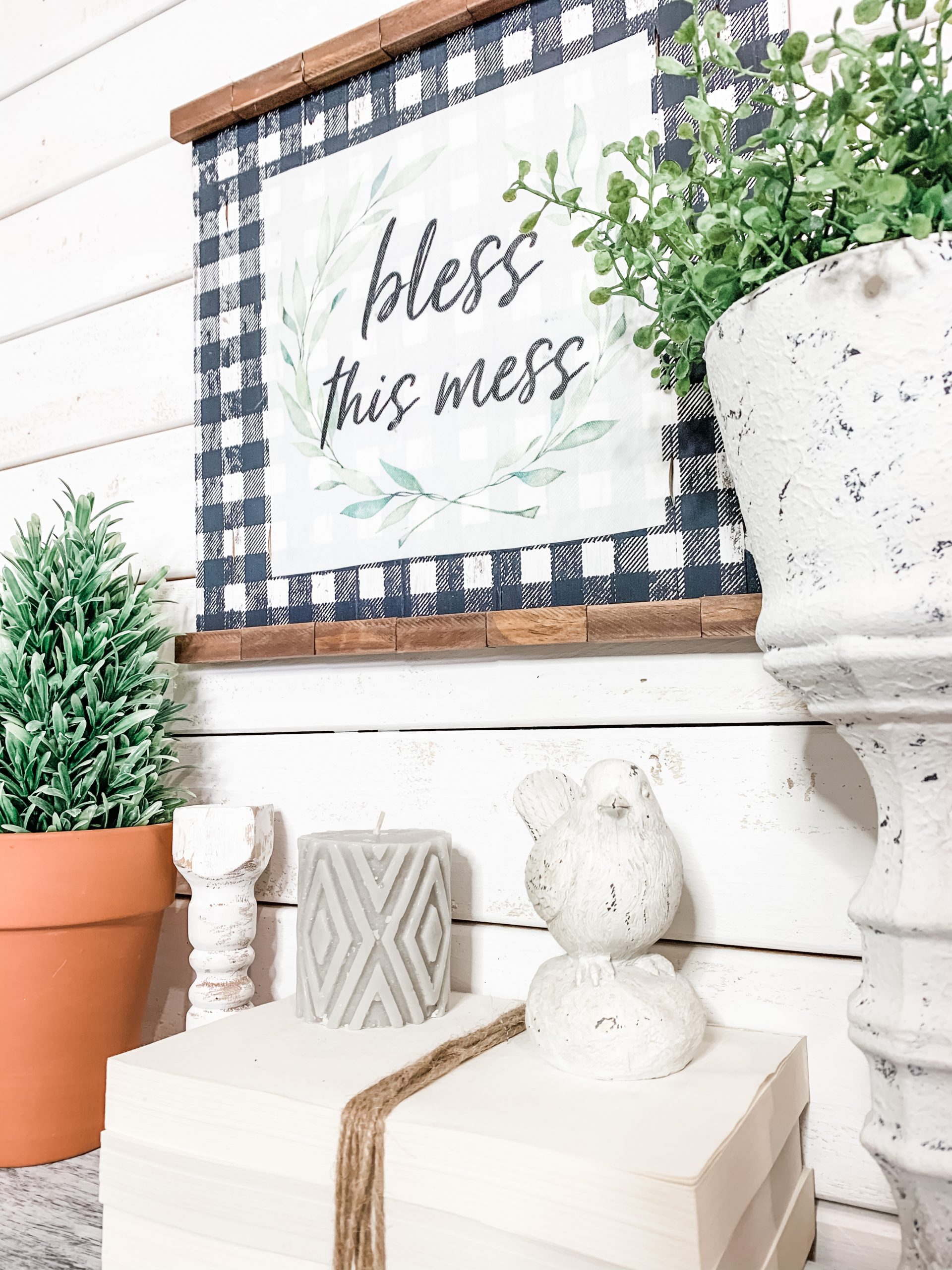 DIY Bless this Mess Sign
