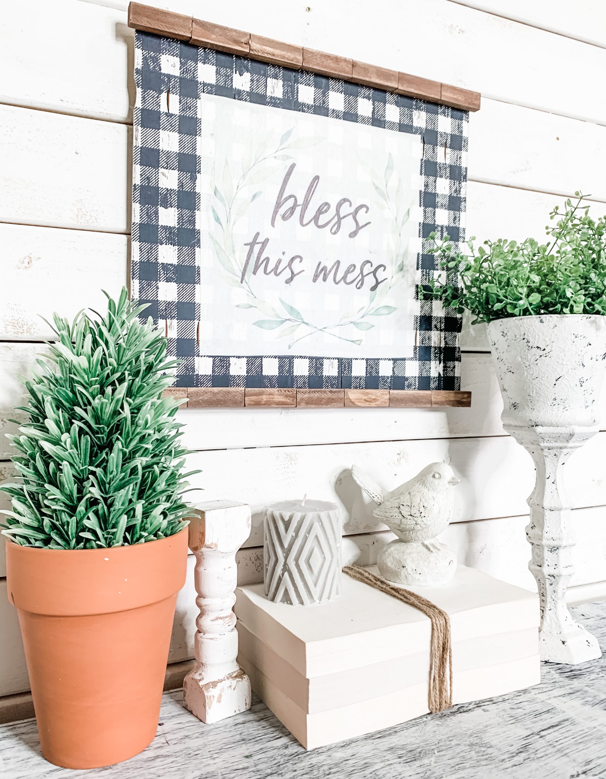 DIY Bless this Mess Sign