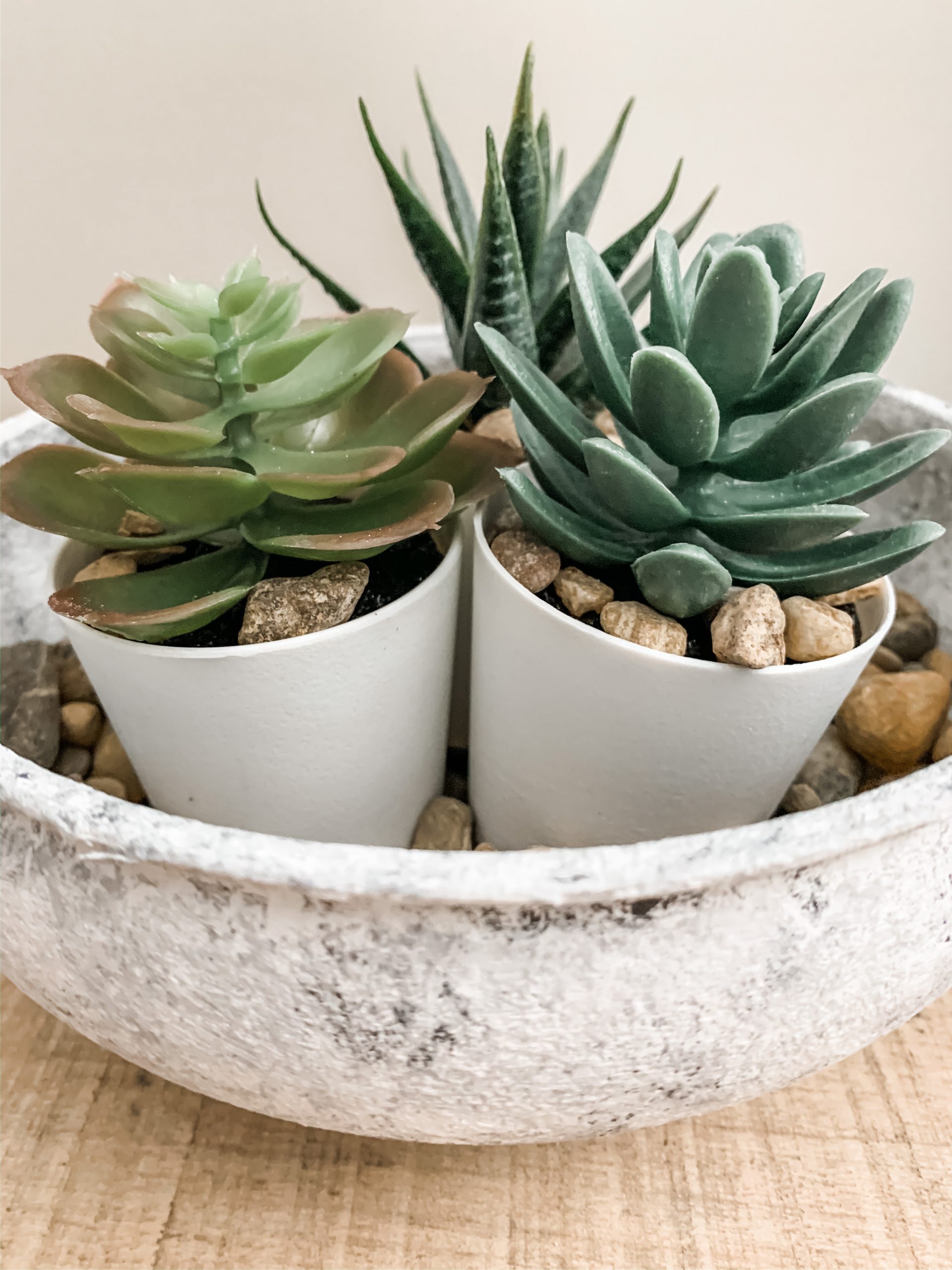 DIY Faux Concrete Planter