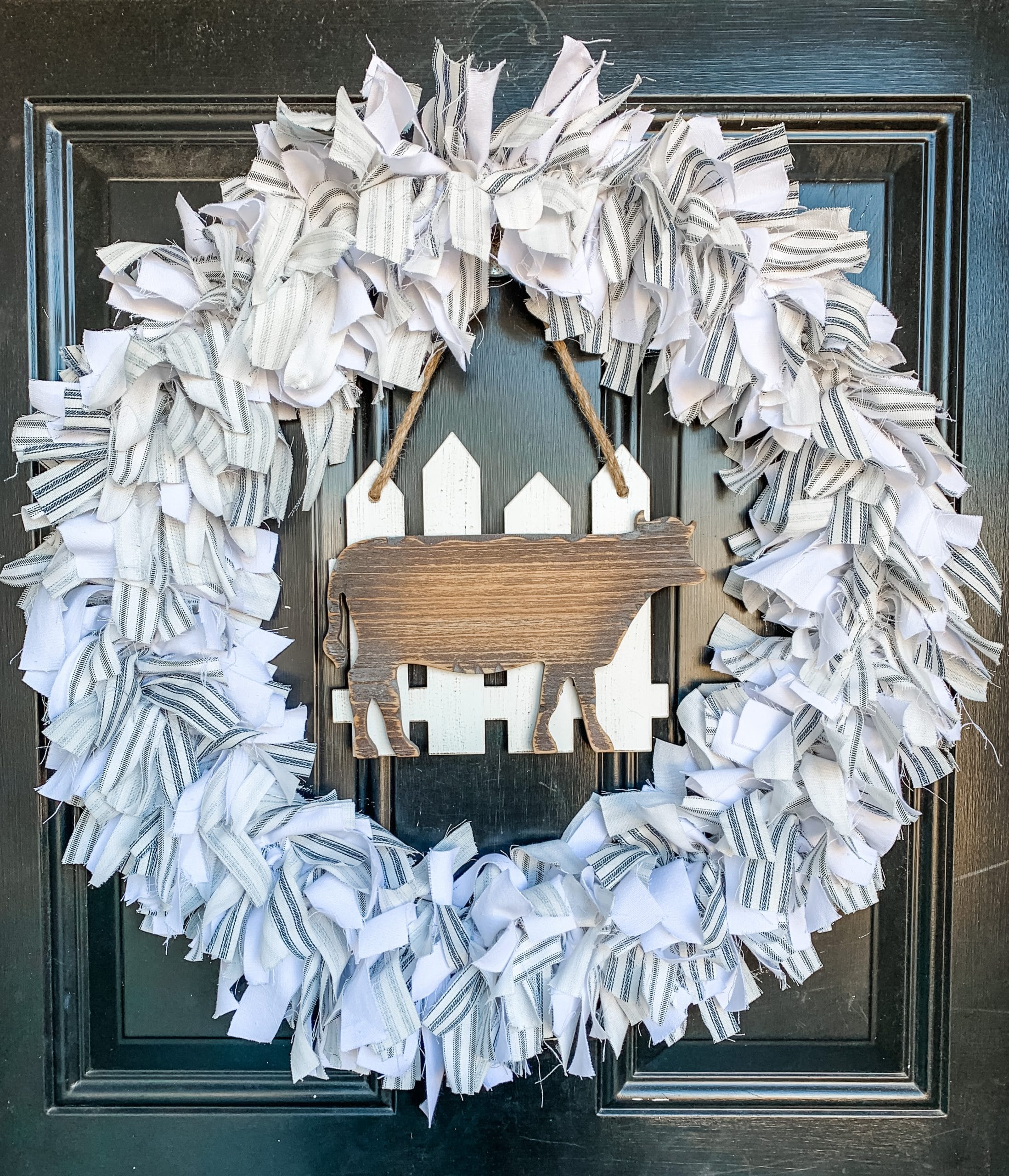 rag wreath