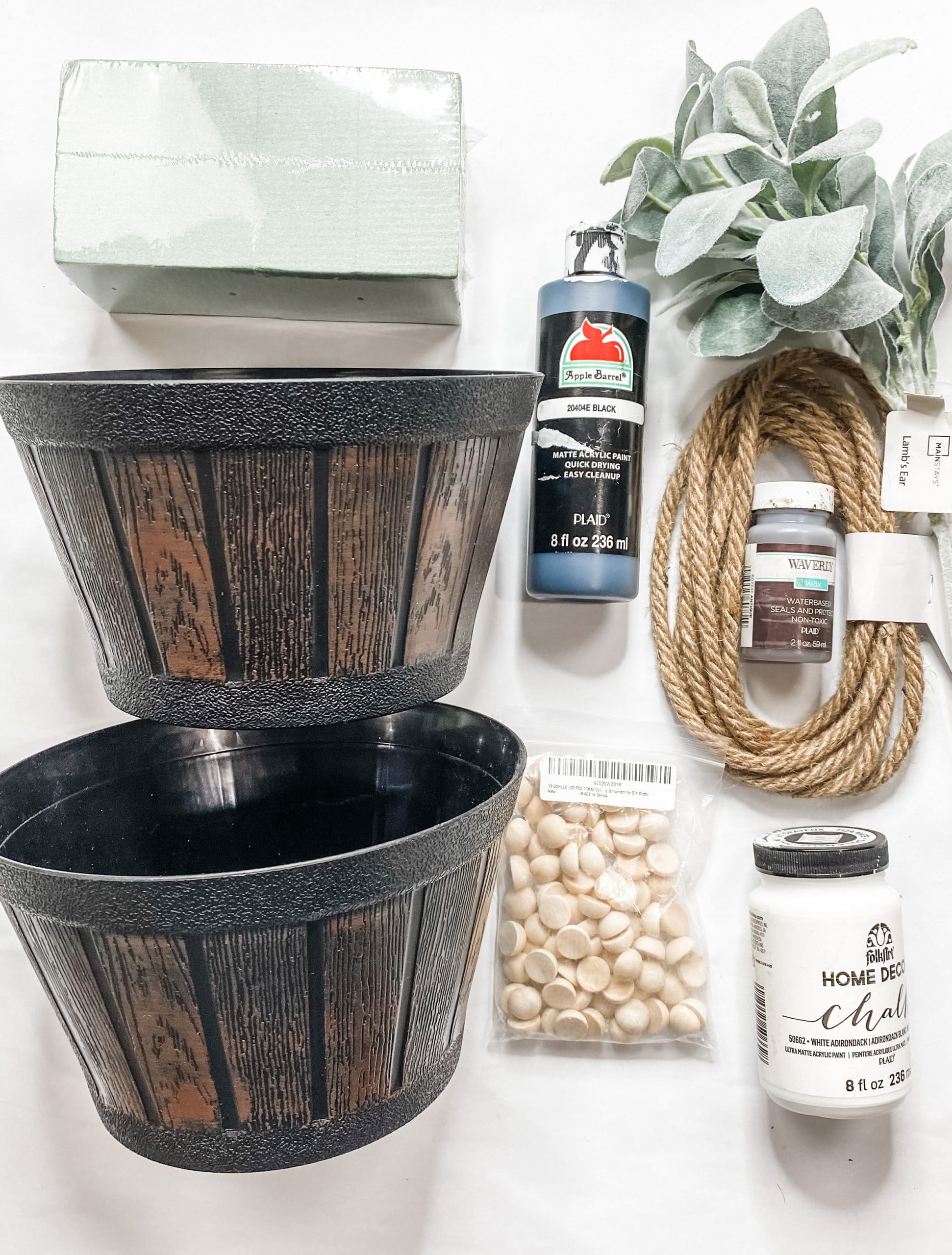 DIY Rustic Bucket Planter