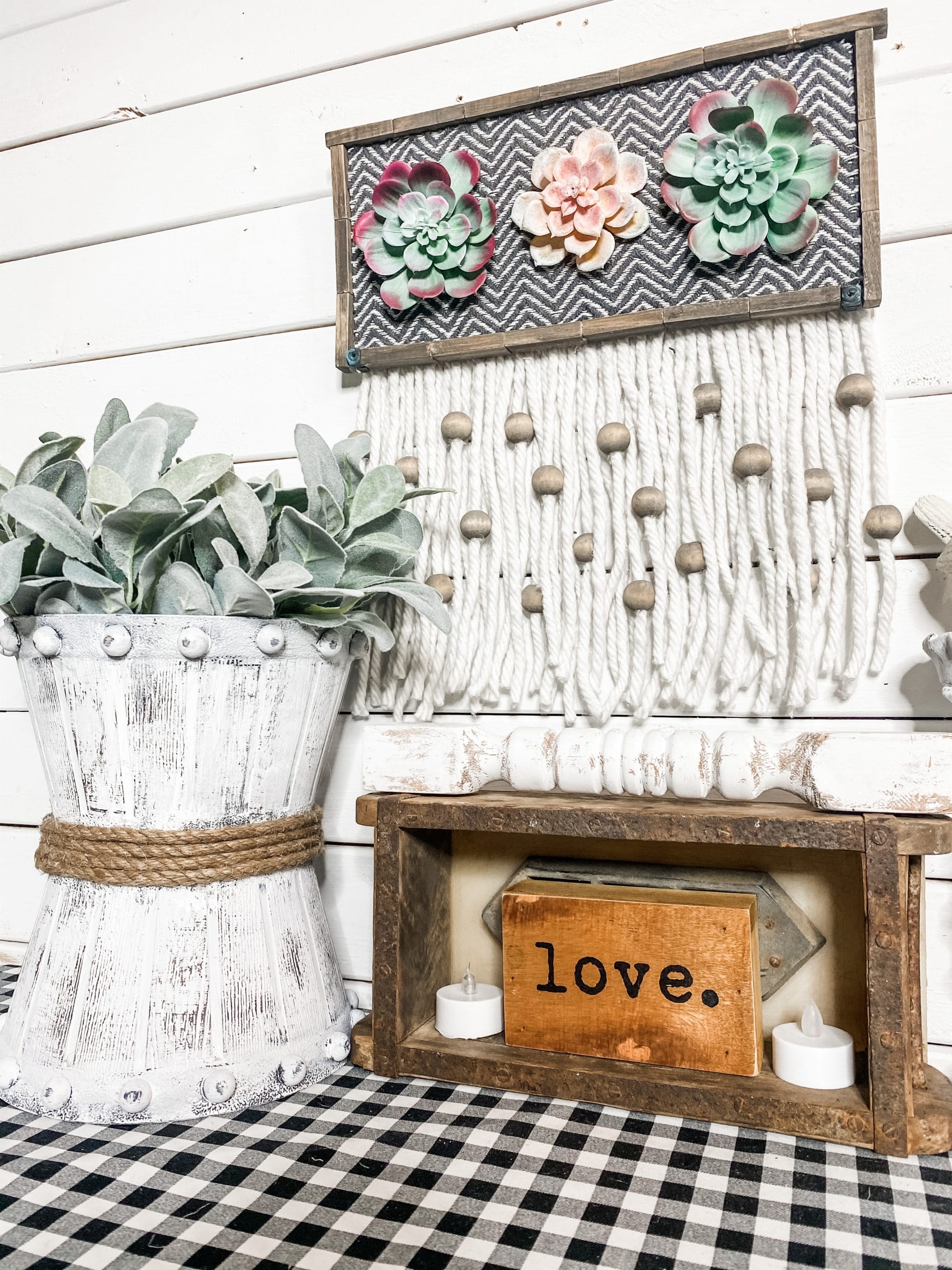 DIY Rustic Bucket Planter