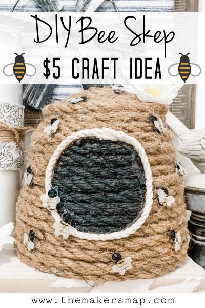Beehive Rope DIY Rope Beehive/Bee Skep - Easy Decor Tutorial