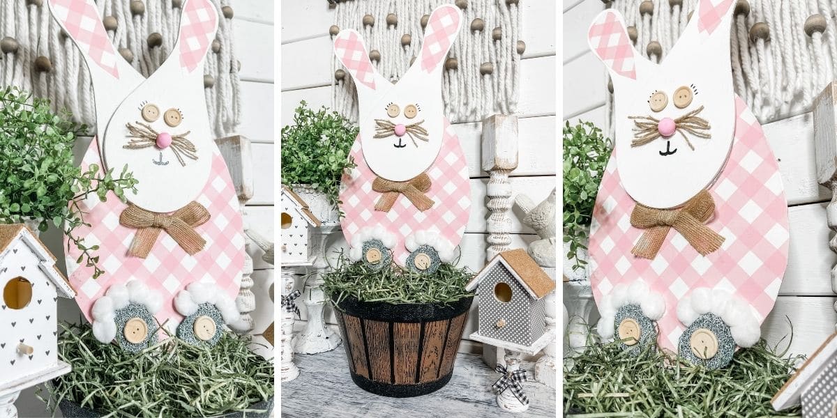 DIY Dollar Tree Paddle Board Easter Bunny