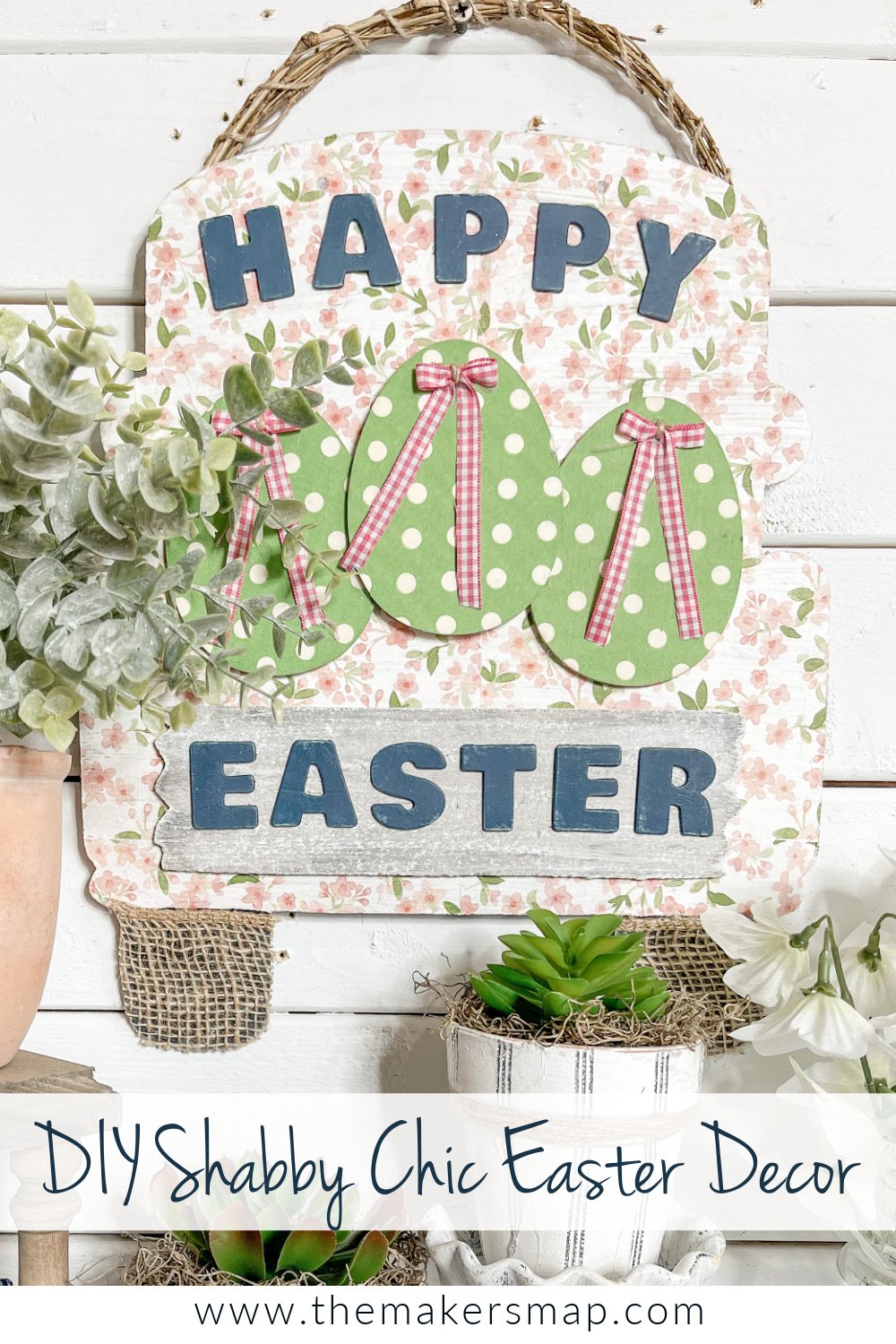 DIY Shabby Chic Happy Easter Truck