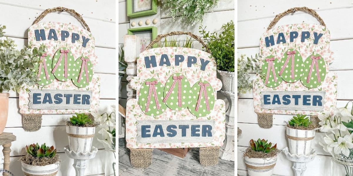 DIY Shabby Chic Happy Easter Truck