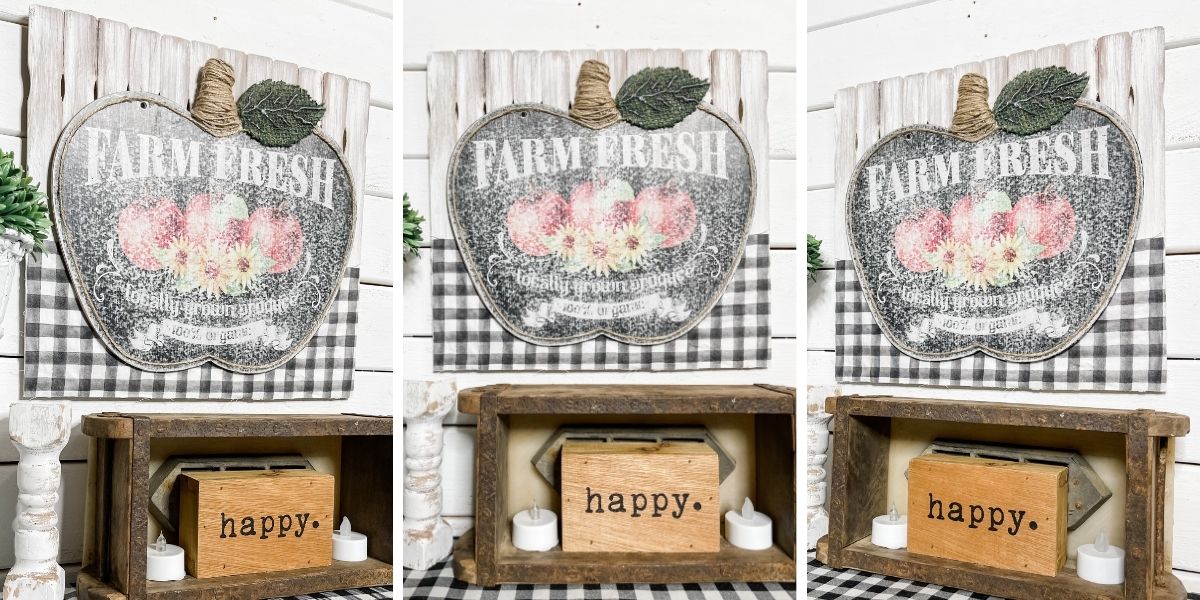 Dollar Tree Apple DIY Farmhouse Decor