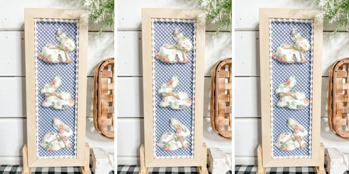 Dollar Tree DIY Shabby Chic Easter Sign