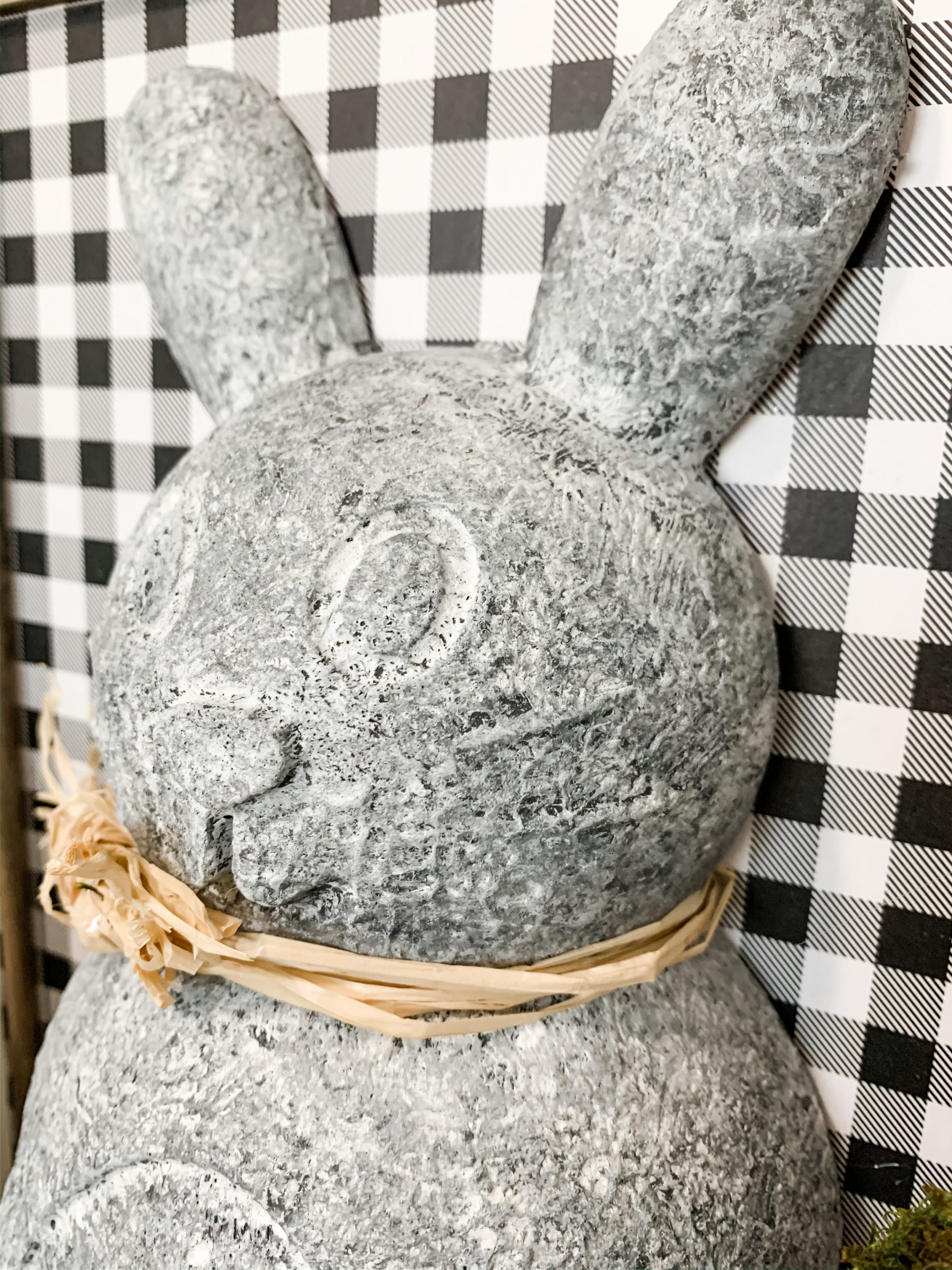 Dollar Tree DIY Concrete Bunny