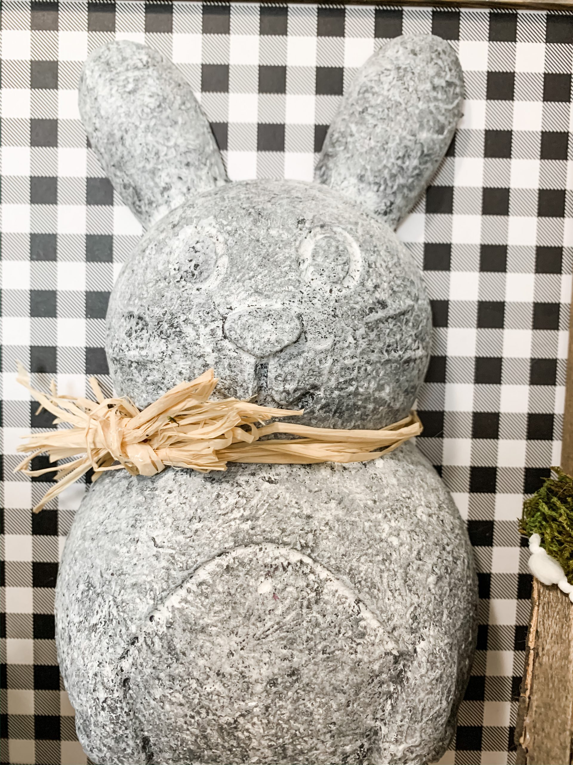 Dollar Tree DIY Concrete Bunny