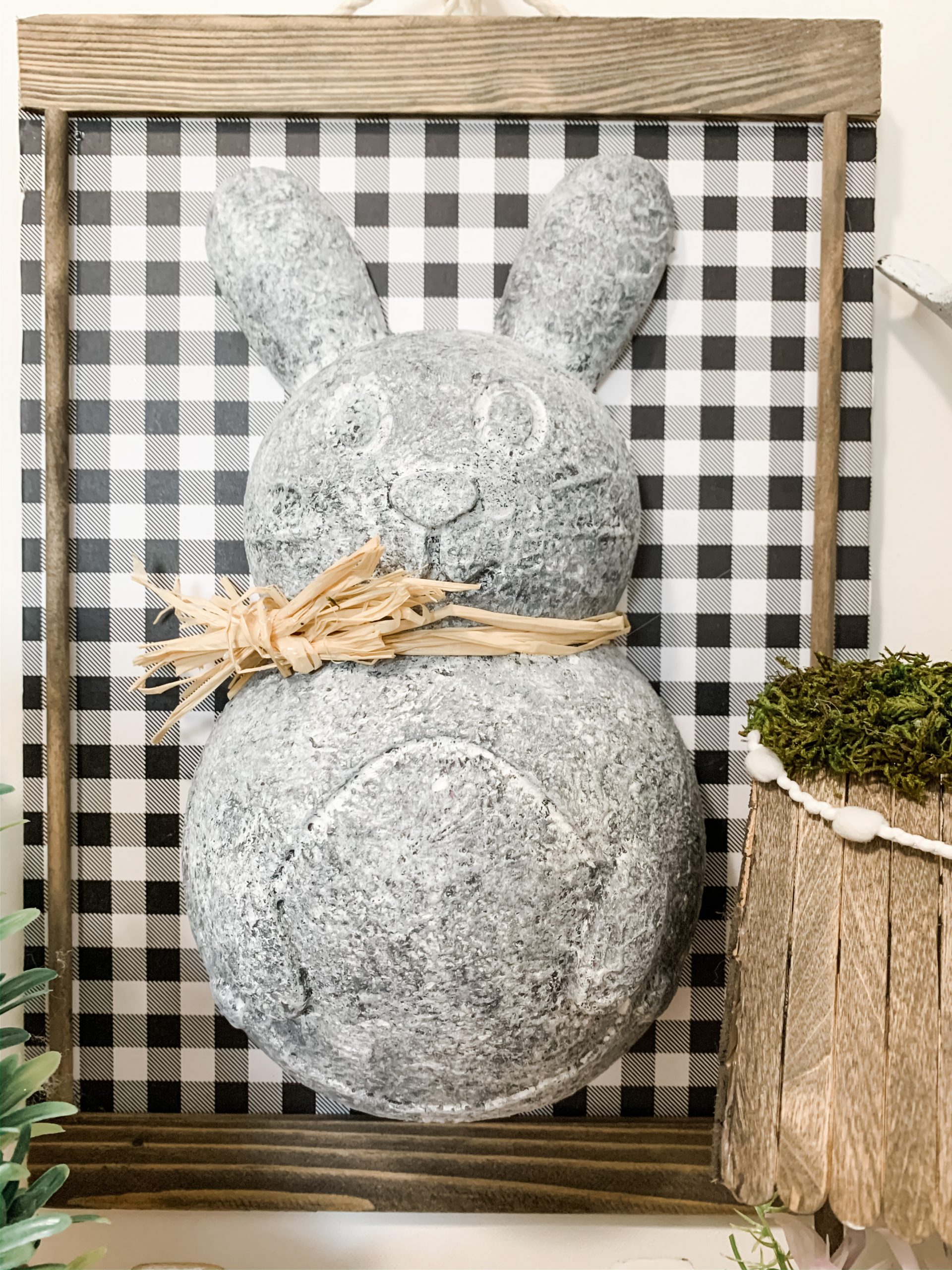 Dollar Tree DIY Concrete Bunny