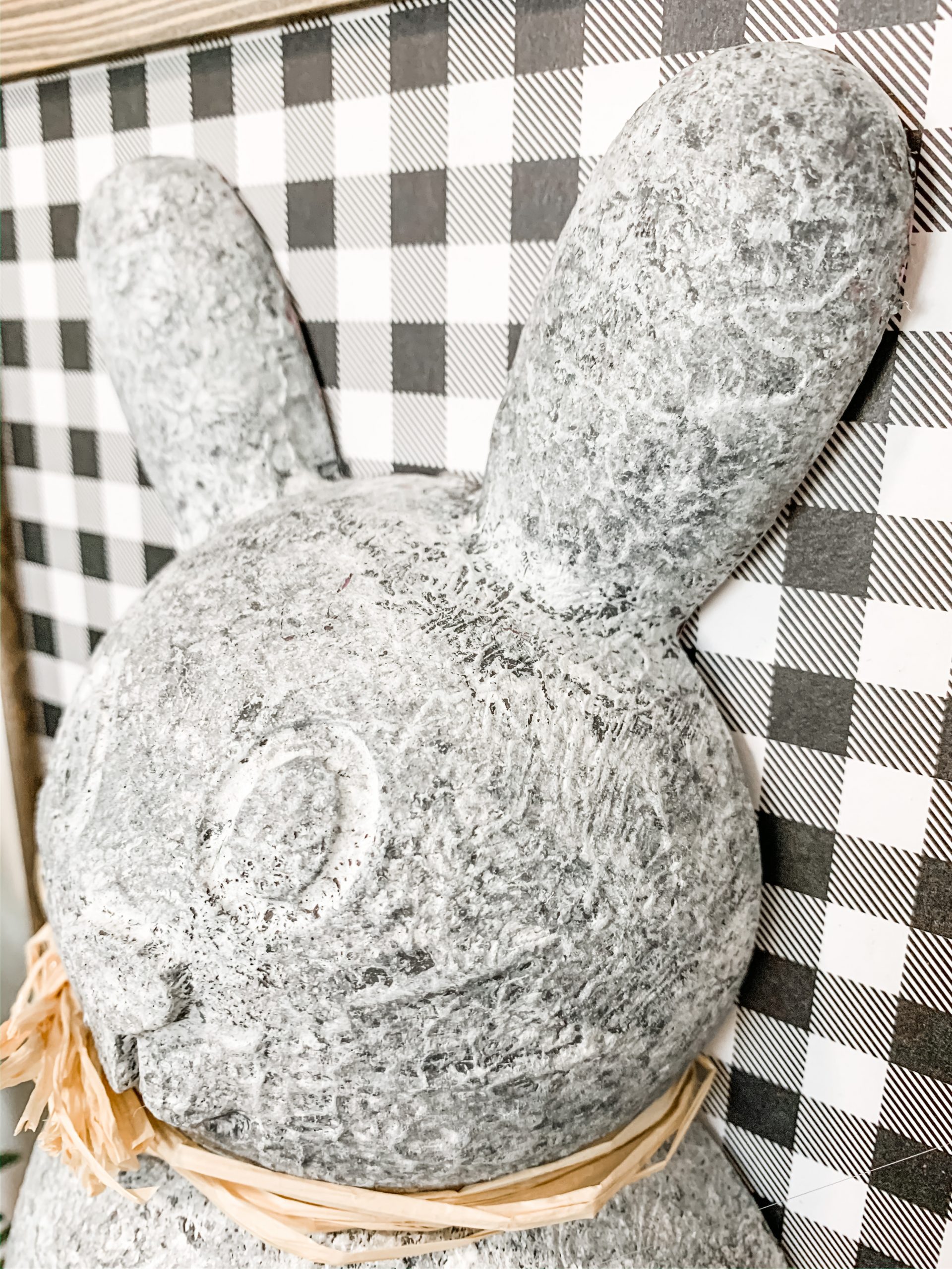 Dollar Tree DIY Concrete Bunny