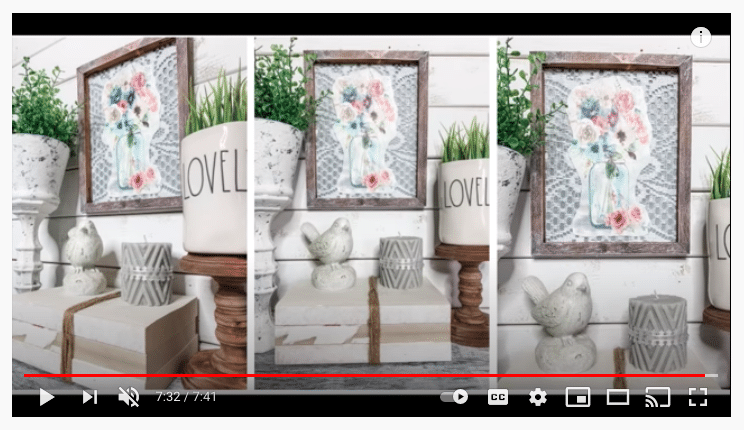 Dollar Tree Picture Frame Makeover - The Shabby Tree