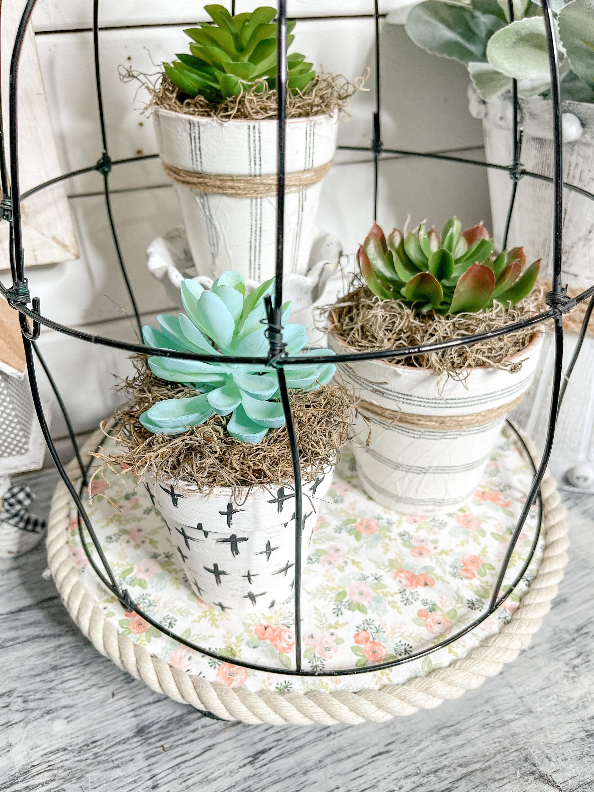 DIY Dollar Tree Shabby Chic Birdcage