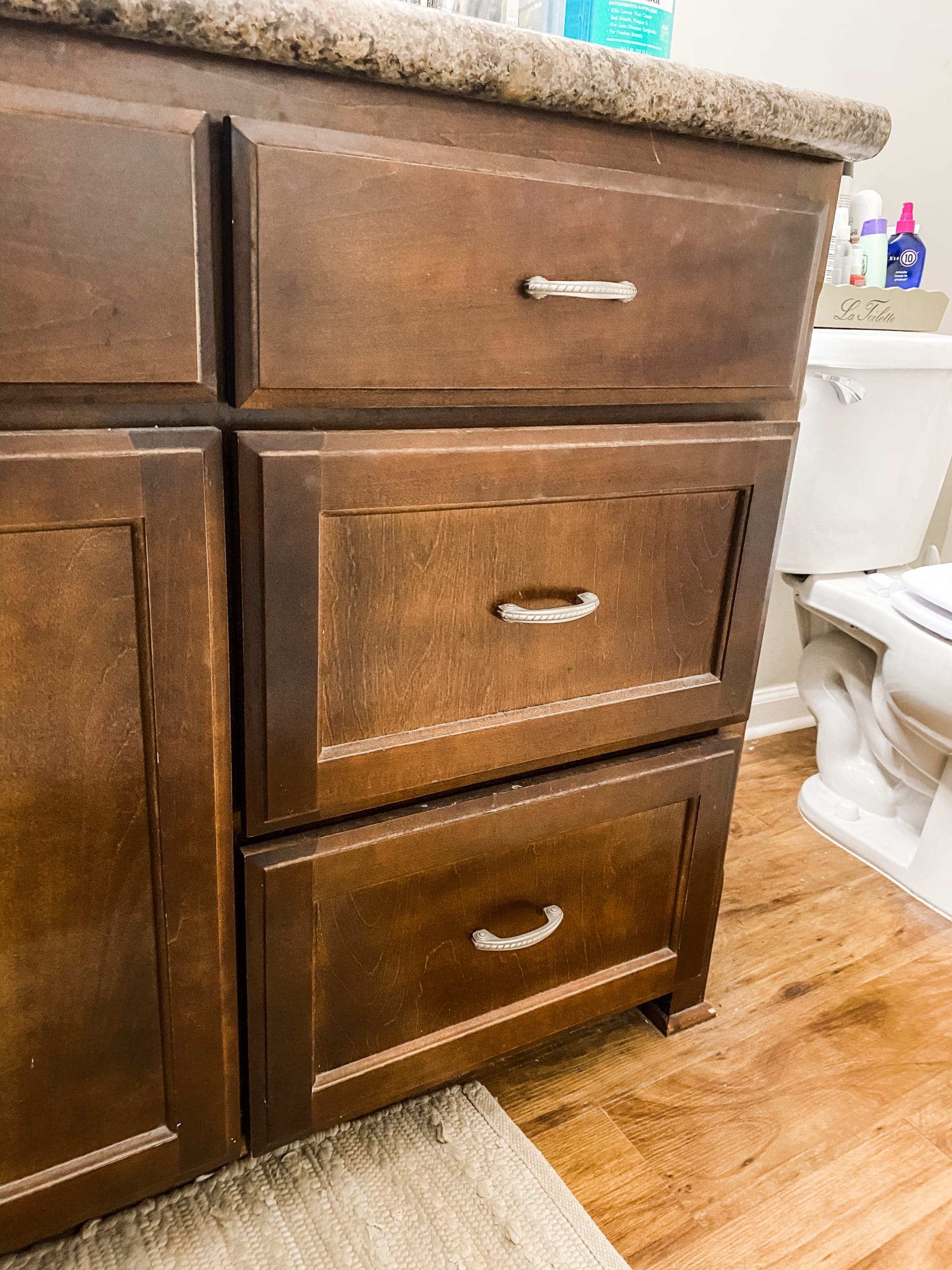 paint your bathroom cabinets in one weekend