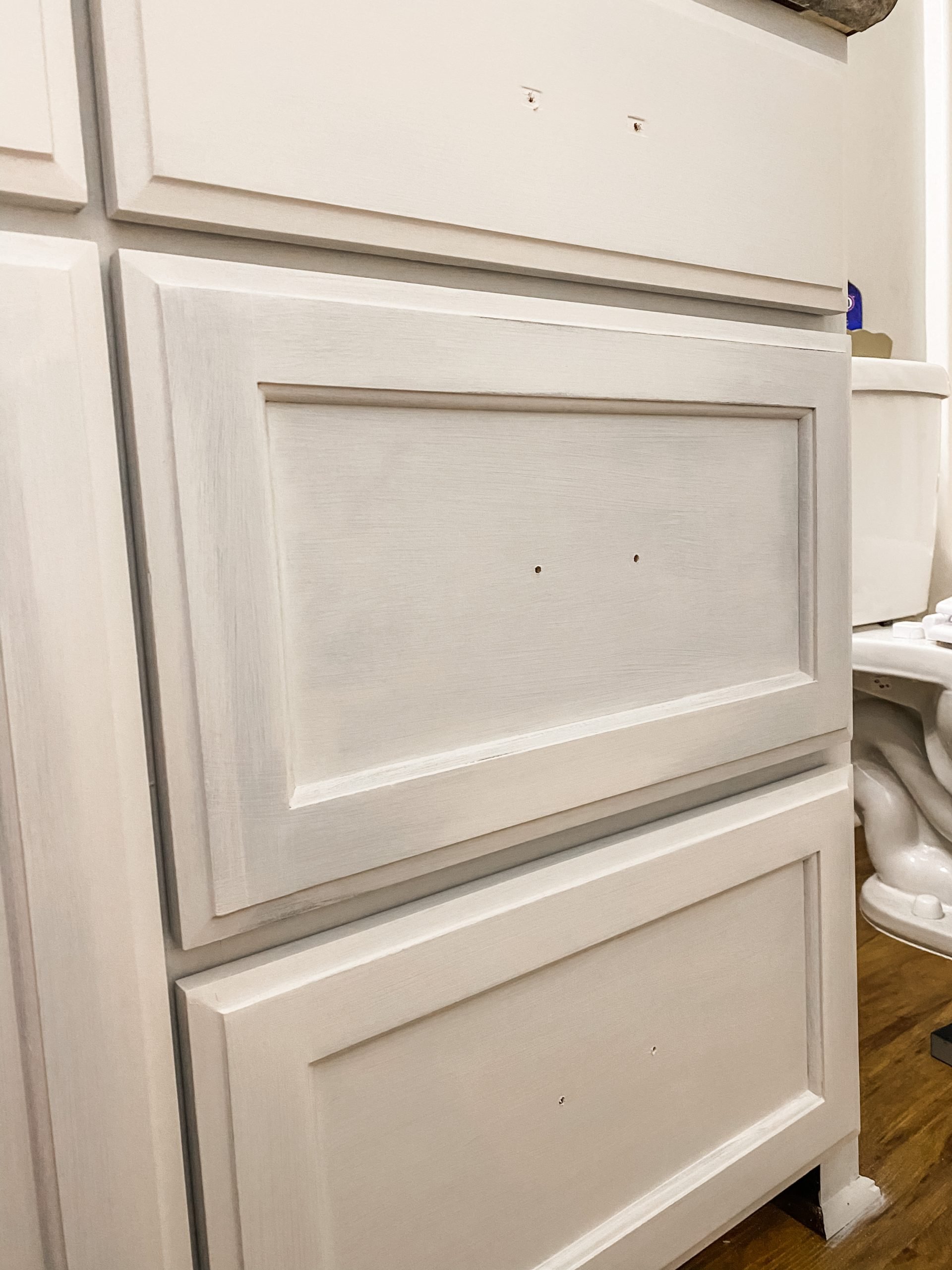 paint your bathroom vanity in one weekend