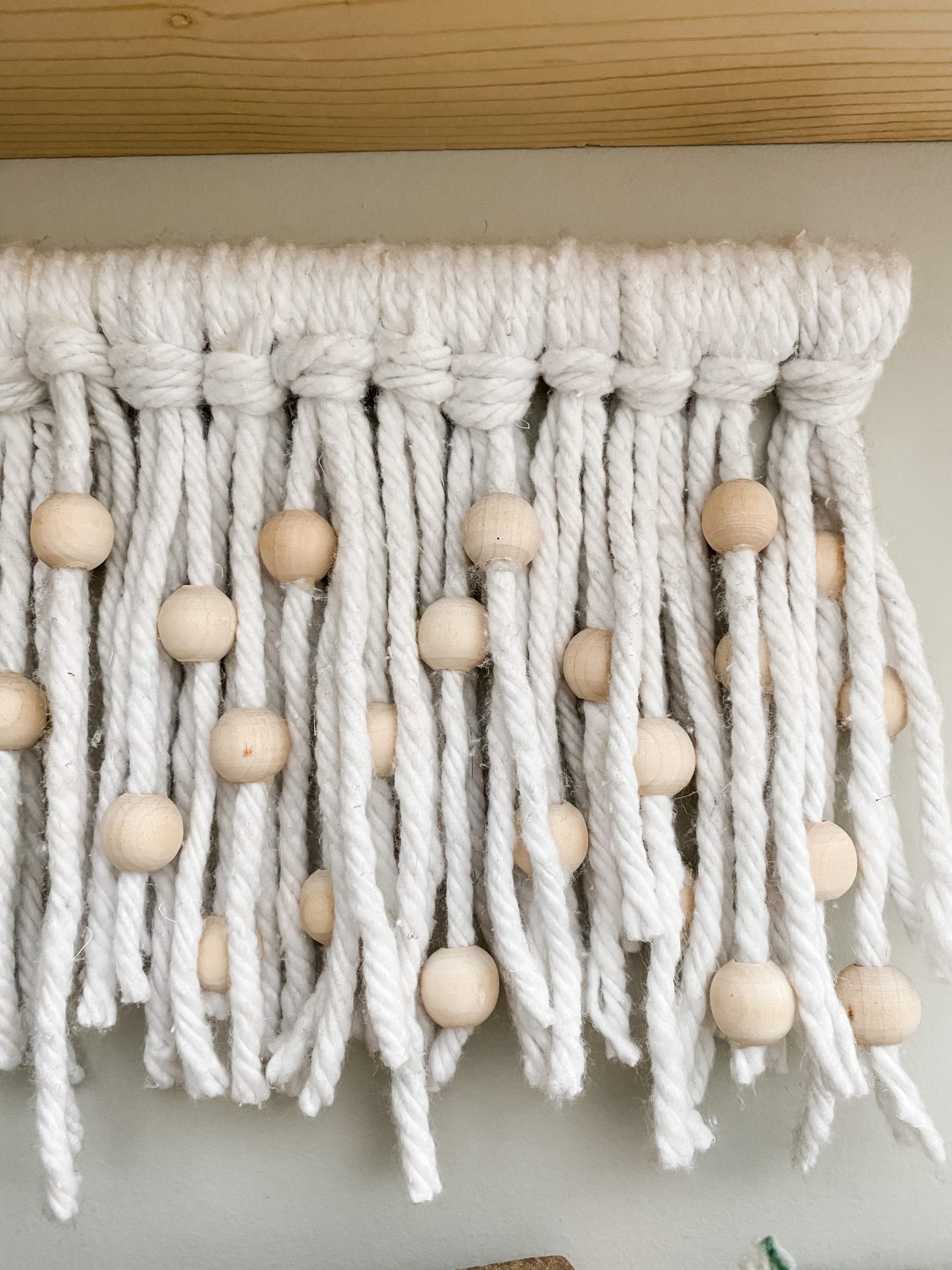 DIY Mop String Macrame Decor