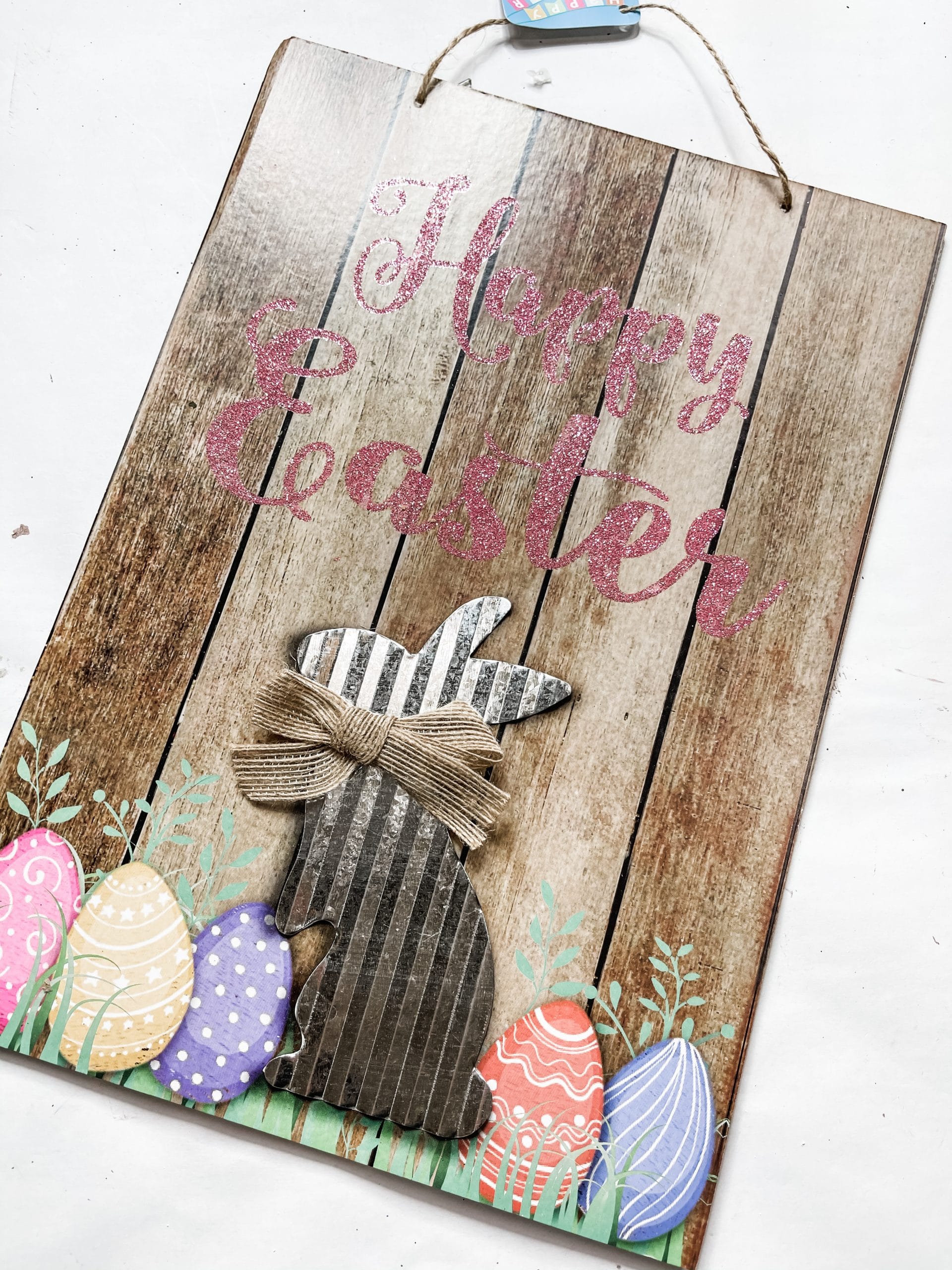 DIY Dollar Tree Easter Decor with Decoupaged Eggs