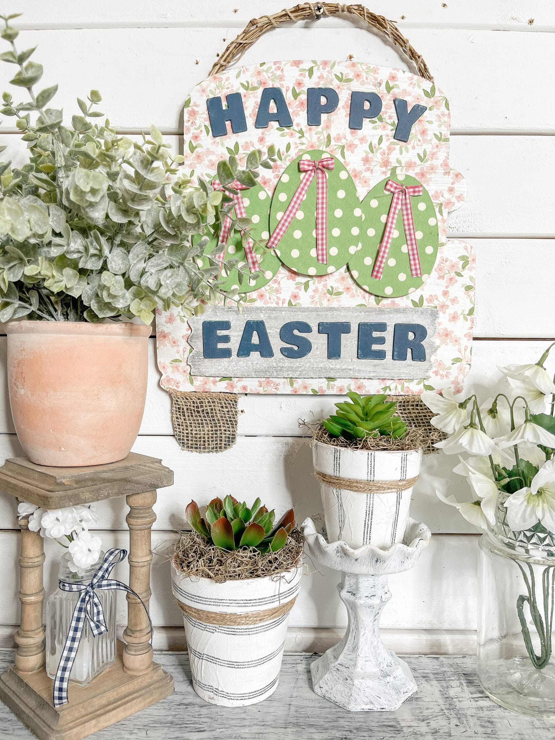 DIY Shabby Chic Happy Easter Truck