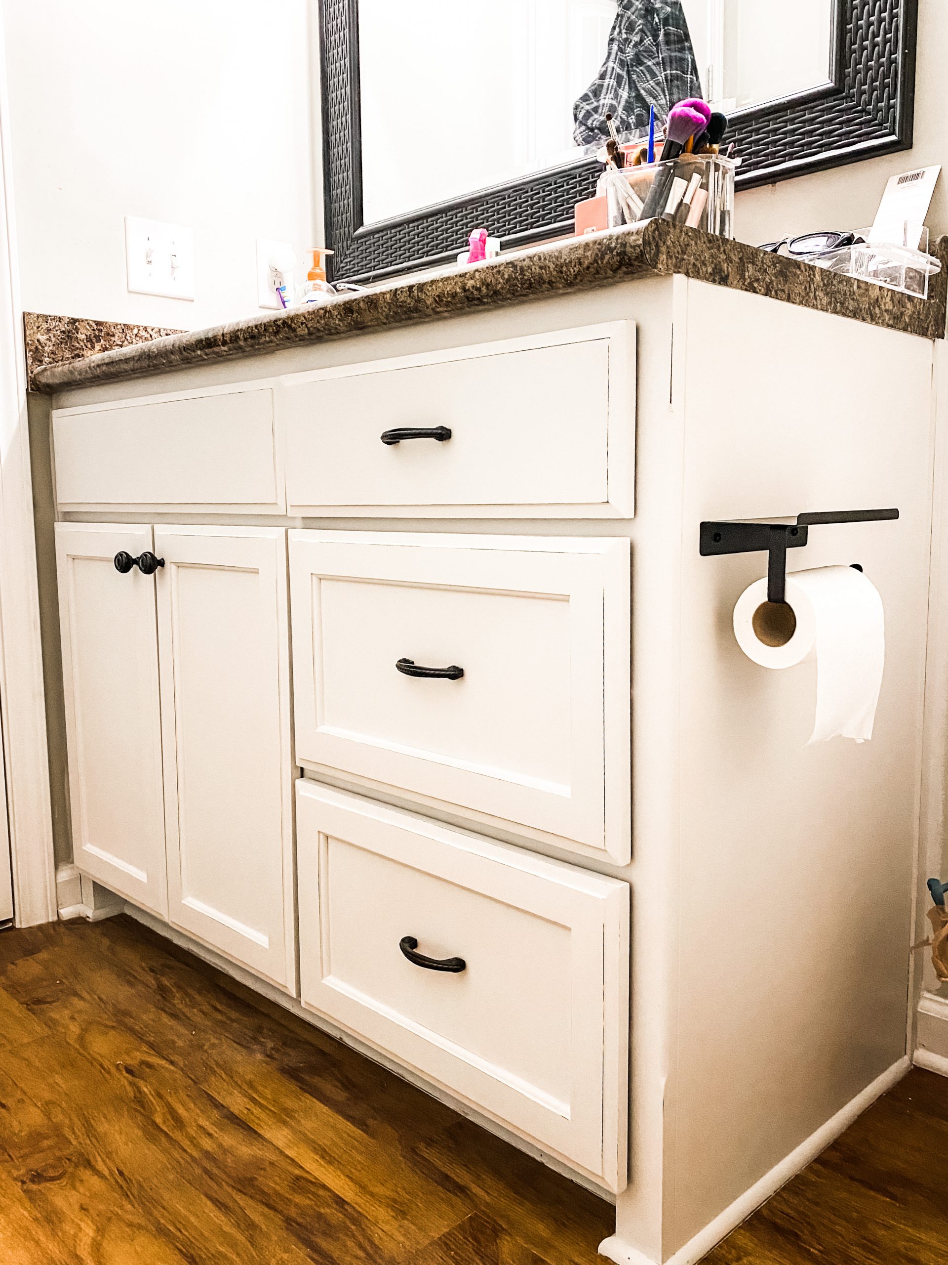 paint your bathroom cabinets in one weekend