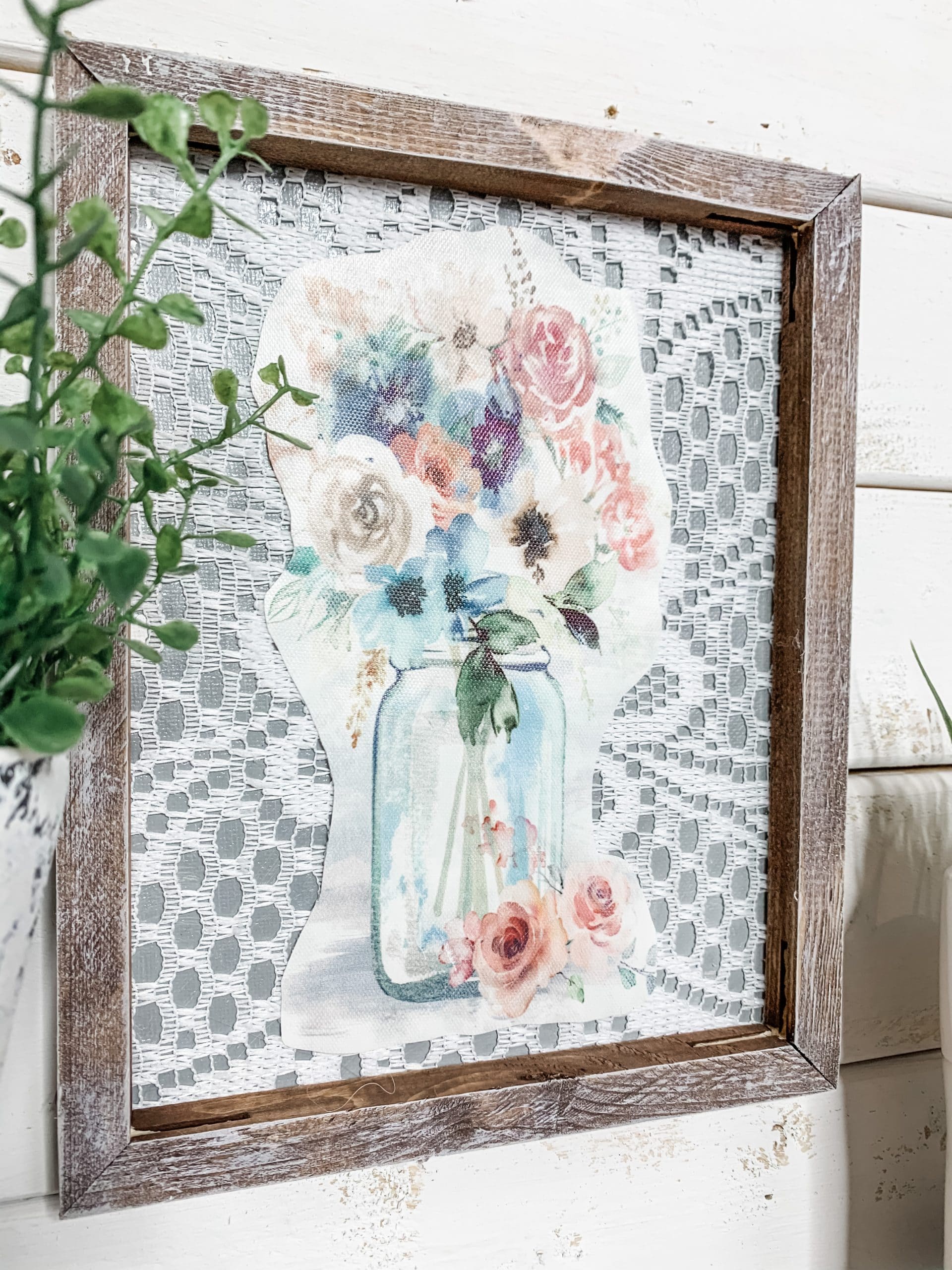 Dollar Tree DIY Shabby Farmhouse Wall Decor