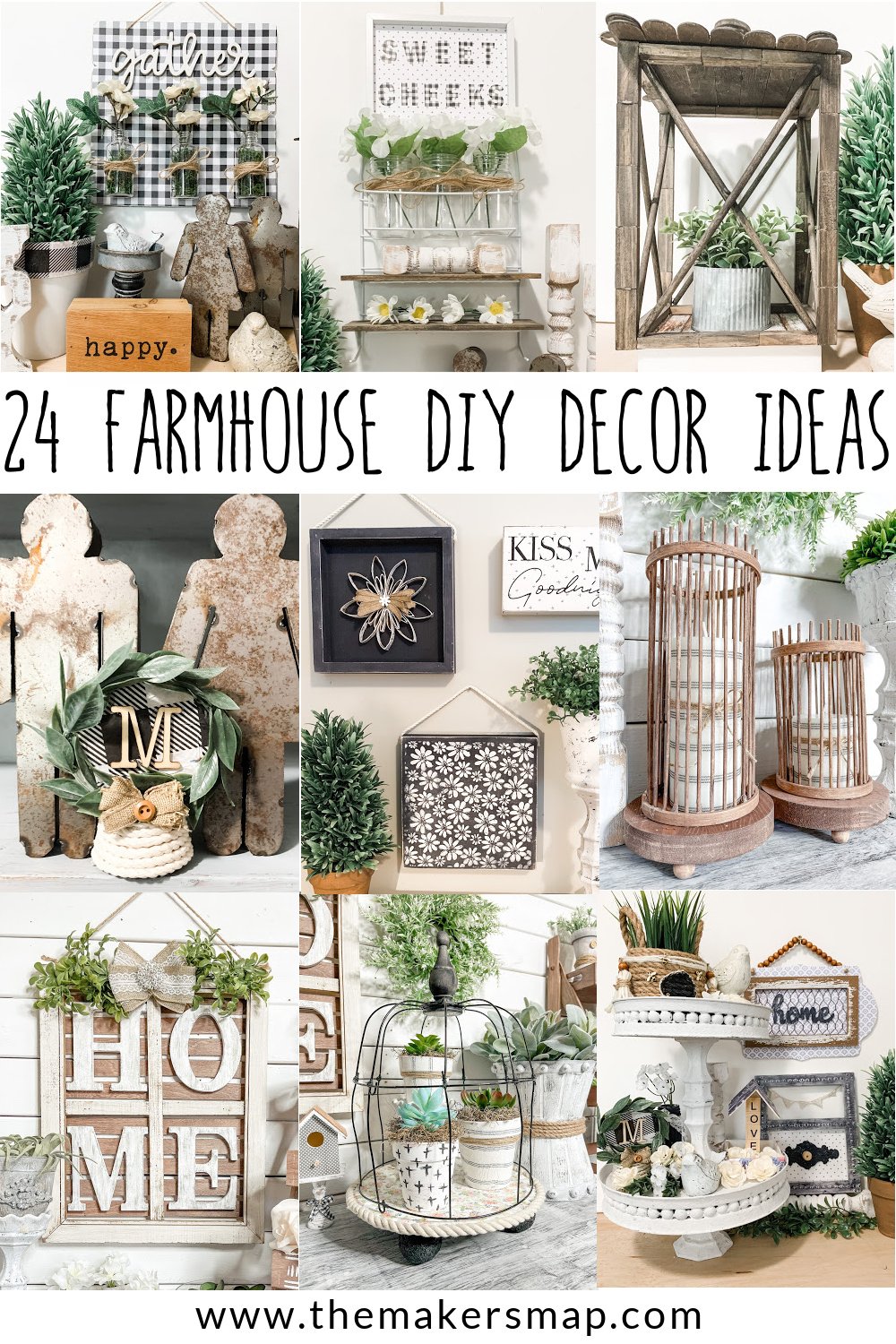 24 Farmhouse Decor DIY Ideas